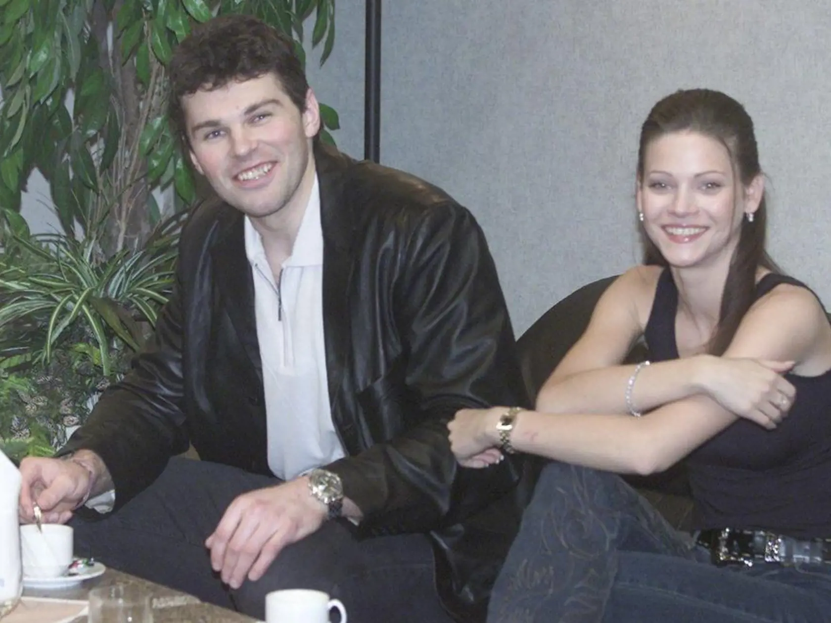 Jaromír Jágr a Andrea Verešová