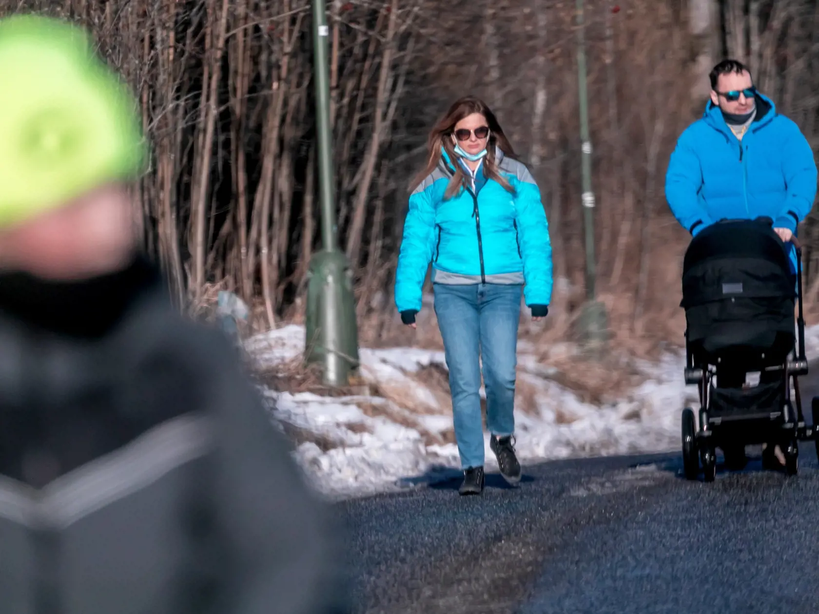 Monika Beňová s partnerom Ľubošom v Starom Smokovci.