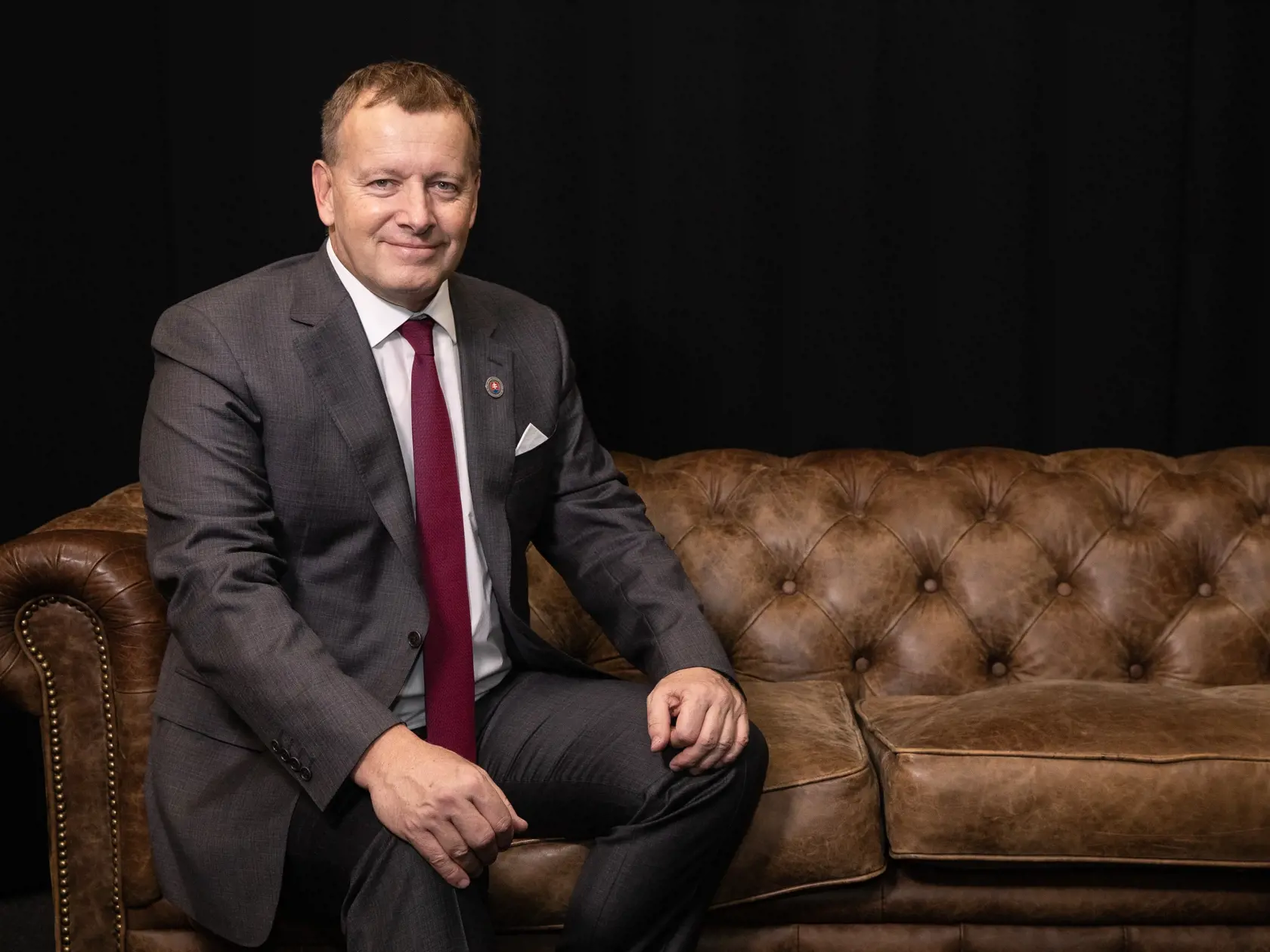 Na snímke je predseda Národnej rady Slovenskej republiky za stranu Sme Rodina Boris Kollár.