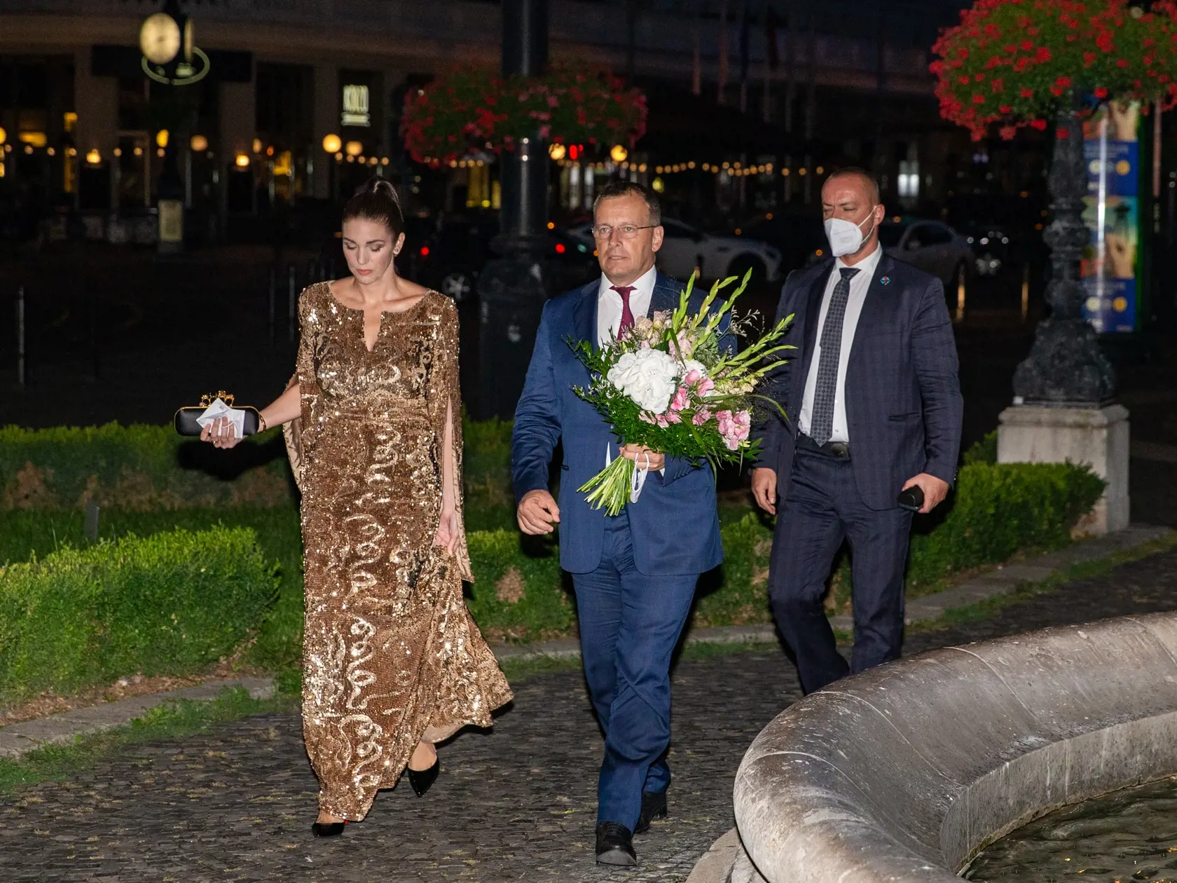 Galavečer Slovenka roka 2021 v historickej budove Slovenského národného divadla. Na snímke je Boris Kollár a Barbora Richterová.