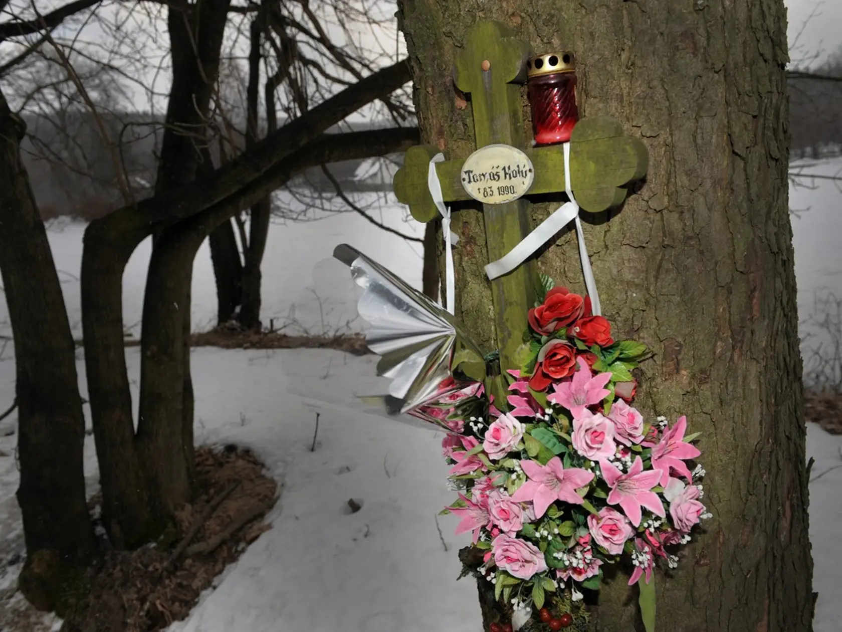 Tomáš Holý (†21) bol často obsadzovaný detský herec. Na snímke miesto jeho nehody.