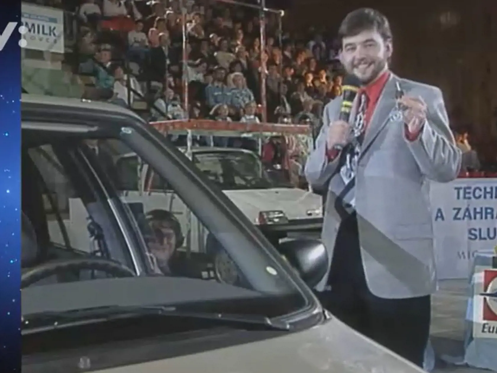 Michal Hudák v relácii Správny kľúč. Písal sa rok 1996.