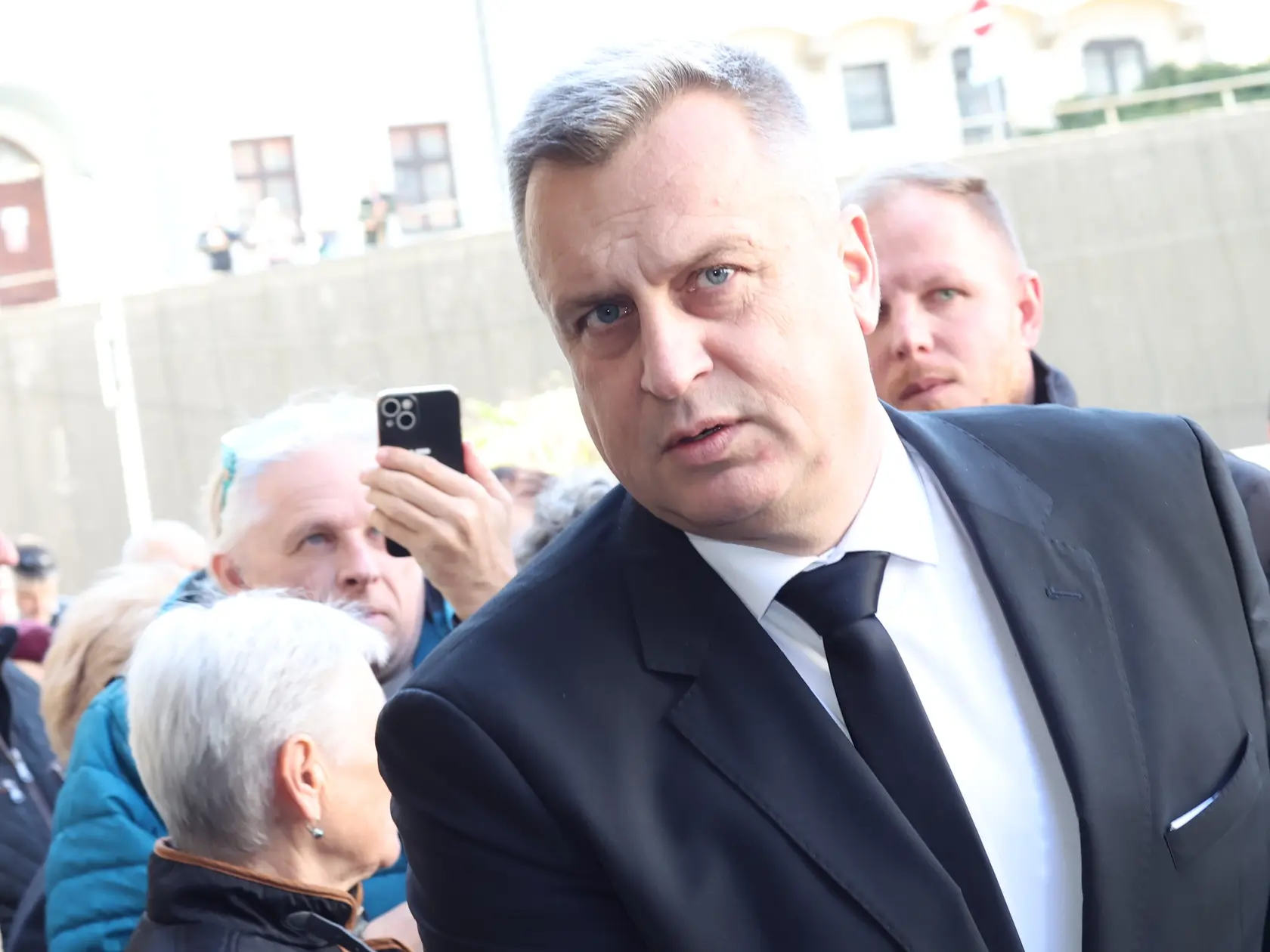 Prišiel aj šéf SNS Andrej Danko.