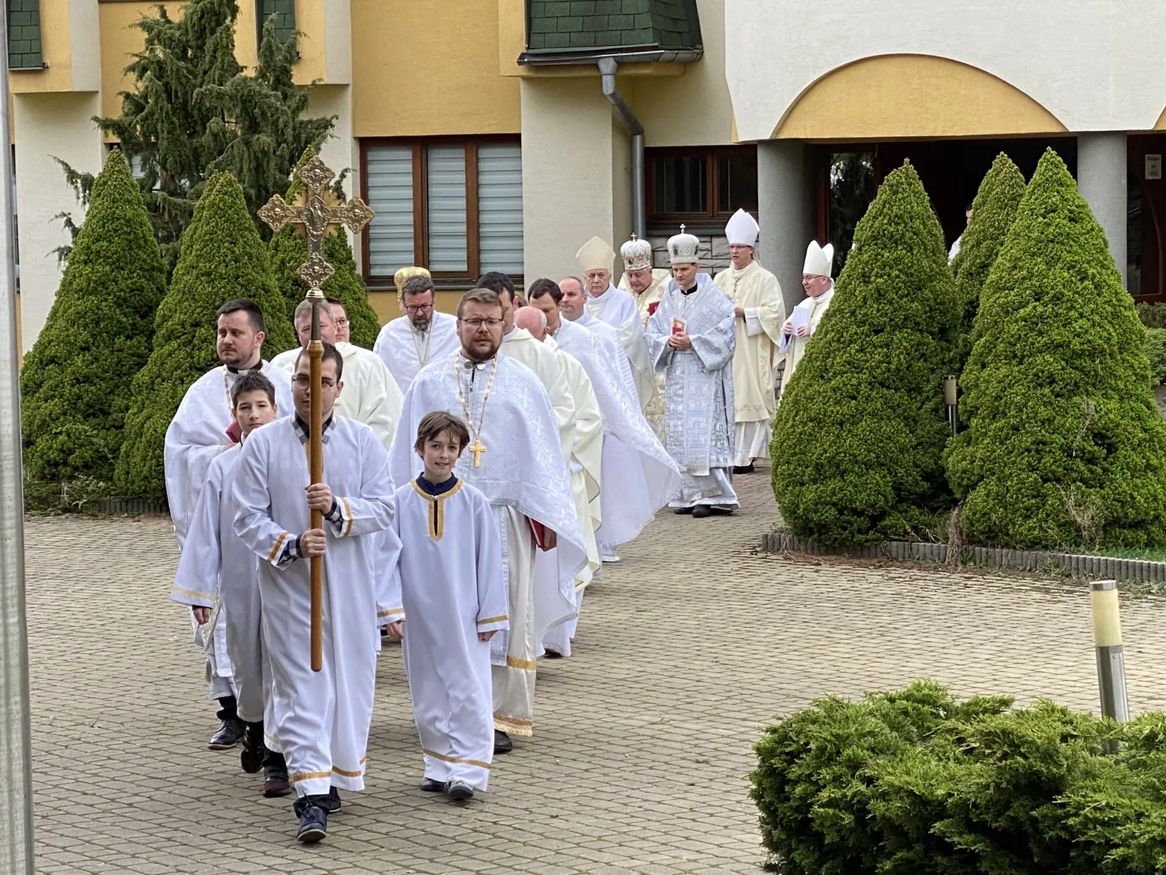 Pohreb troch obetí tragickej havárie pri Spišskej Kapitule v sobotu 6. 4. 2024.