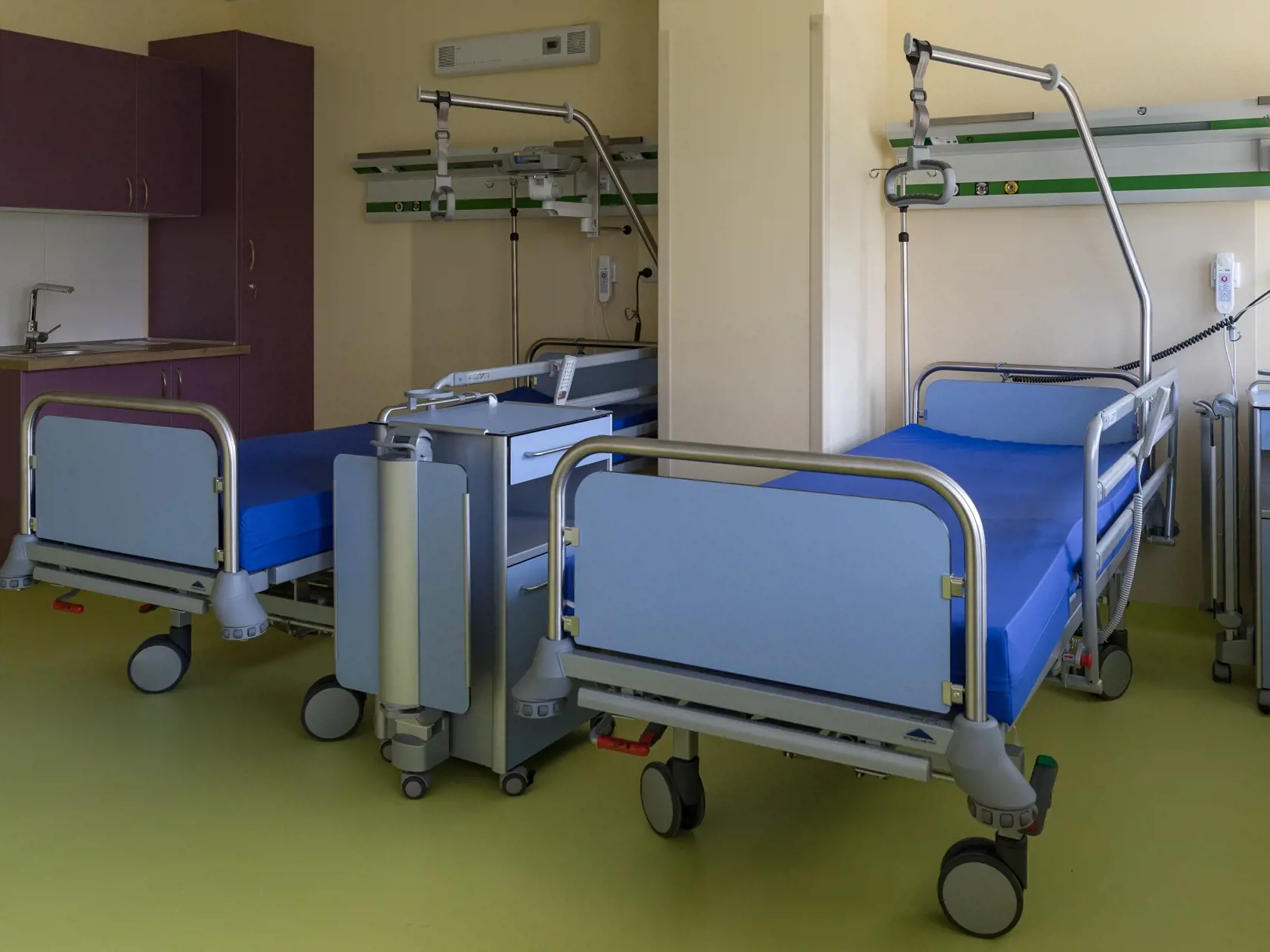 Kontrolný deň v priestoroch nového Detského Kardiocentra na bratislavských Kramároch, ktoré bude súčasťou Národného ústavu srdcových a cievnych chorôb.