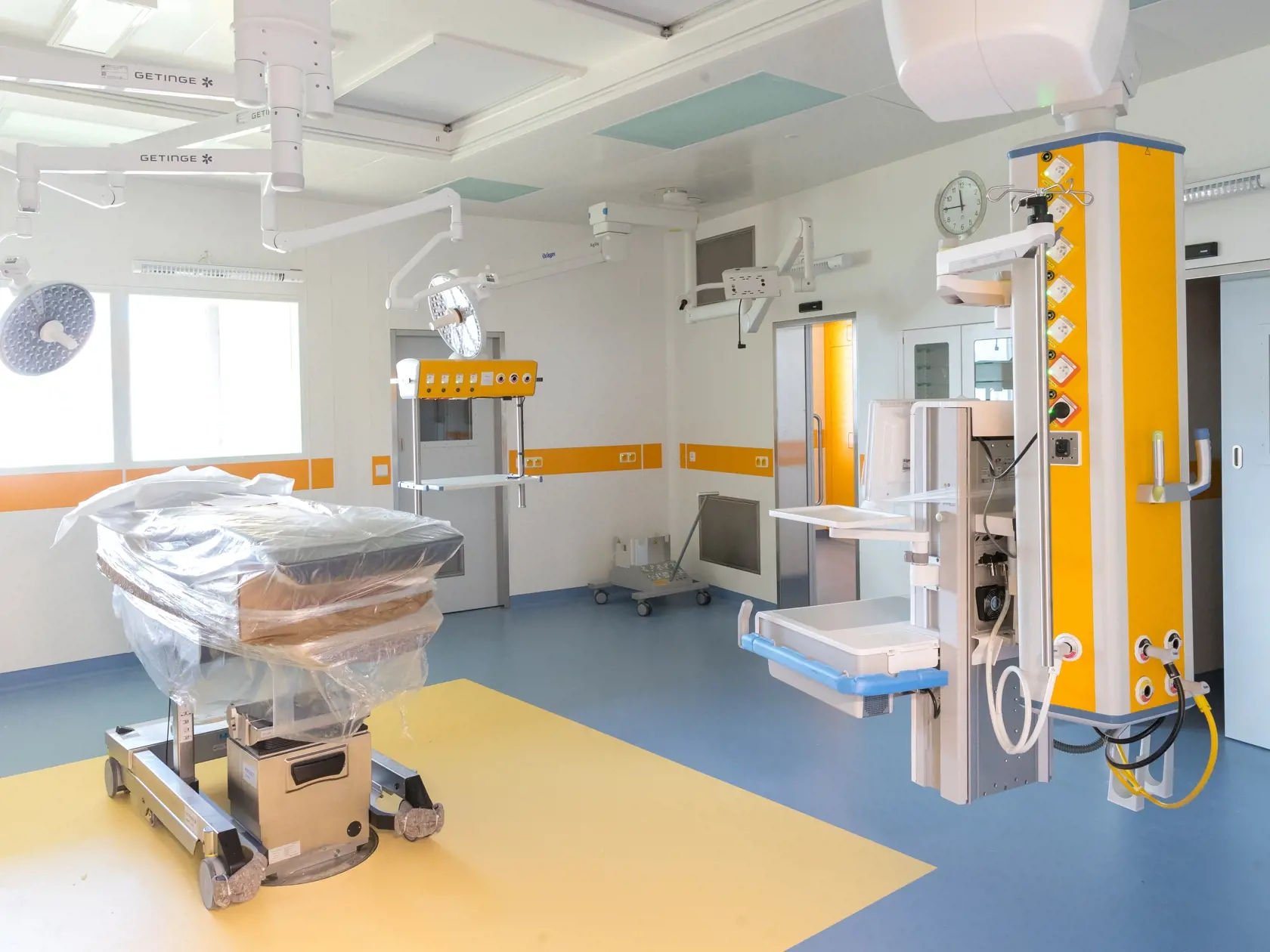 Kontrolný deň v priestoroch nového Detského Kardiocentra na bratislavských Kramároch, ktoré bude súčasťou Národného ústavu srdcových a cievnych chorôb.