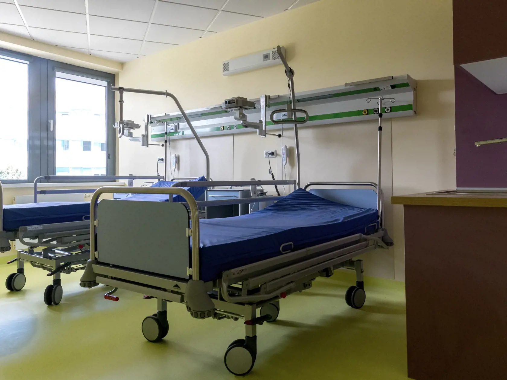 Kontrolný deň v priestoroch nového Detského Kardiocentra na bratislavských Kramároch, ktoré bude súčasťou Národného ústavu srdcových a cievnych chorôb.