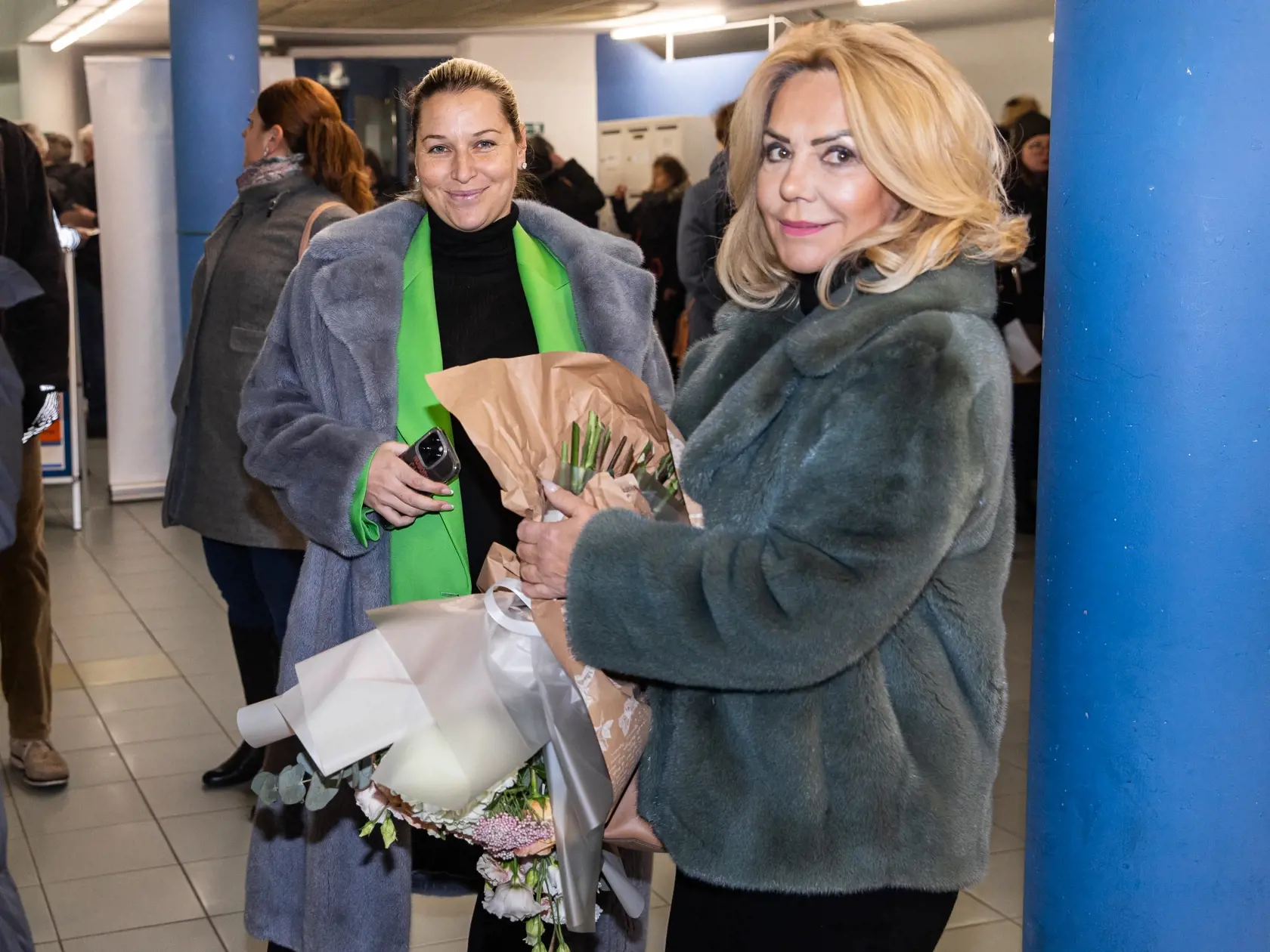 Vianočný koncert Mariky Gombitovej v Bratislave. Na snimke Dominika Cibulková s mamou Katarínou.