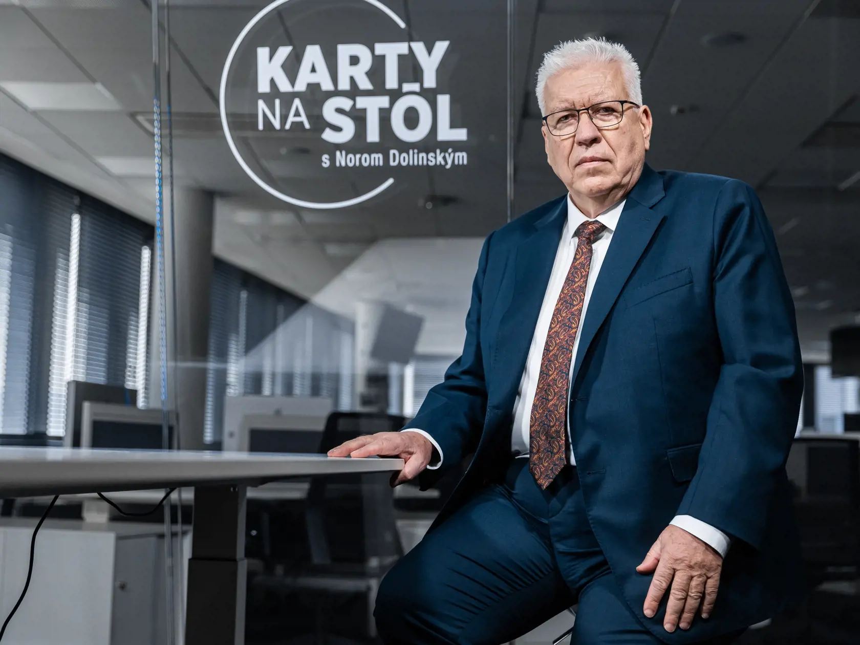Diskusná relácia "Karty na stôl", ktorej hosťom bol Pavel Ľupták.