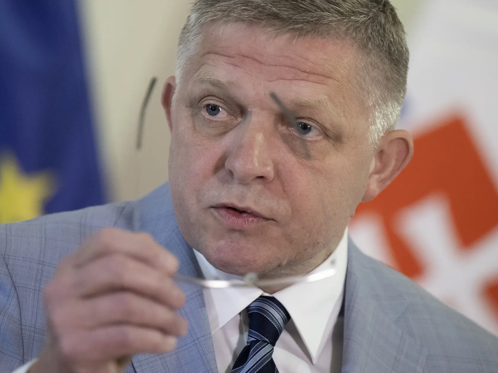Na snímke premiér SR Robert Fico (Smer-SD).