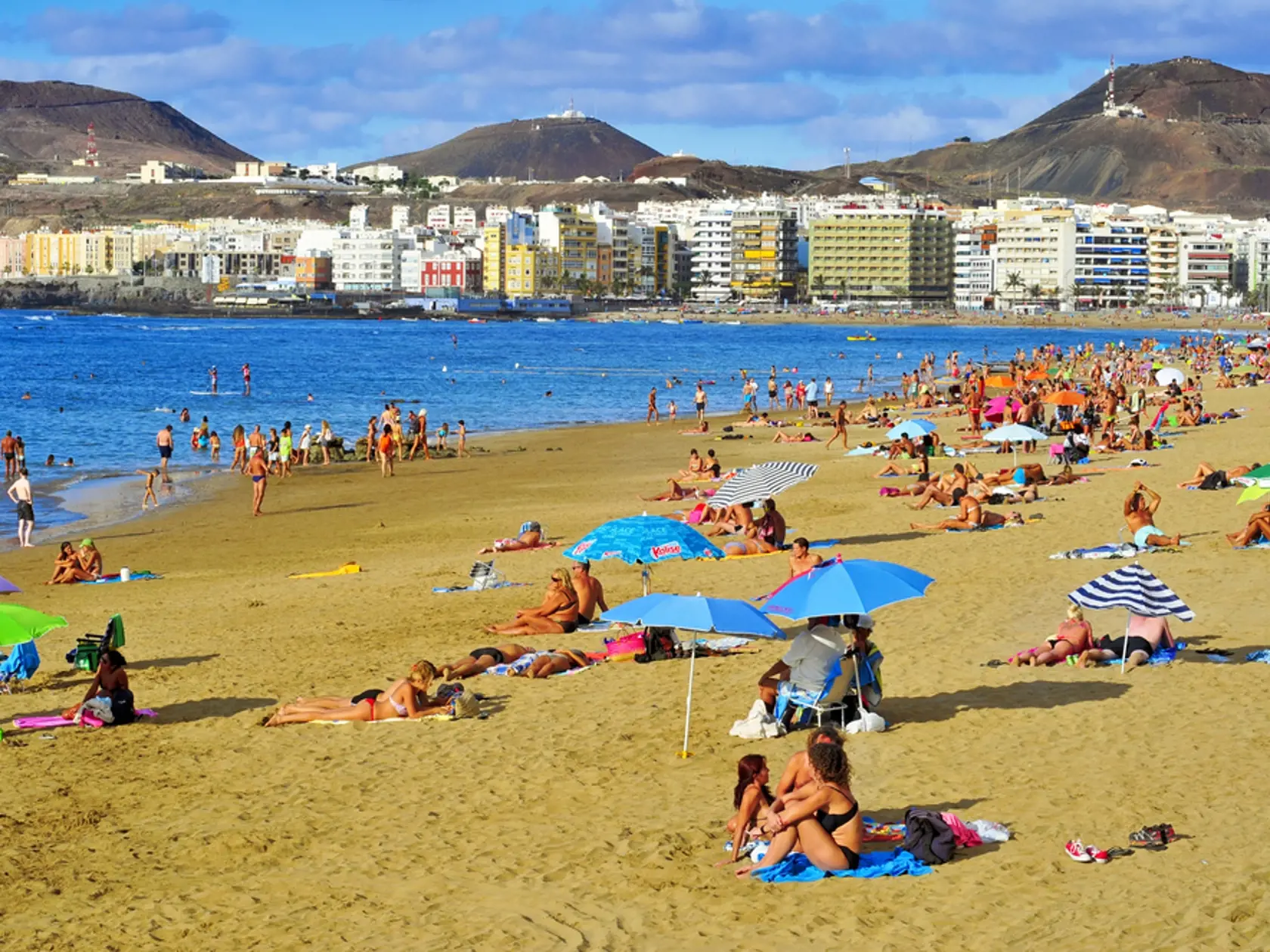 10. Playa de Las Canteras, Kanárske ostrovy, Španielsko