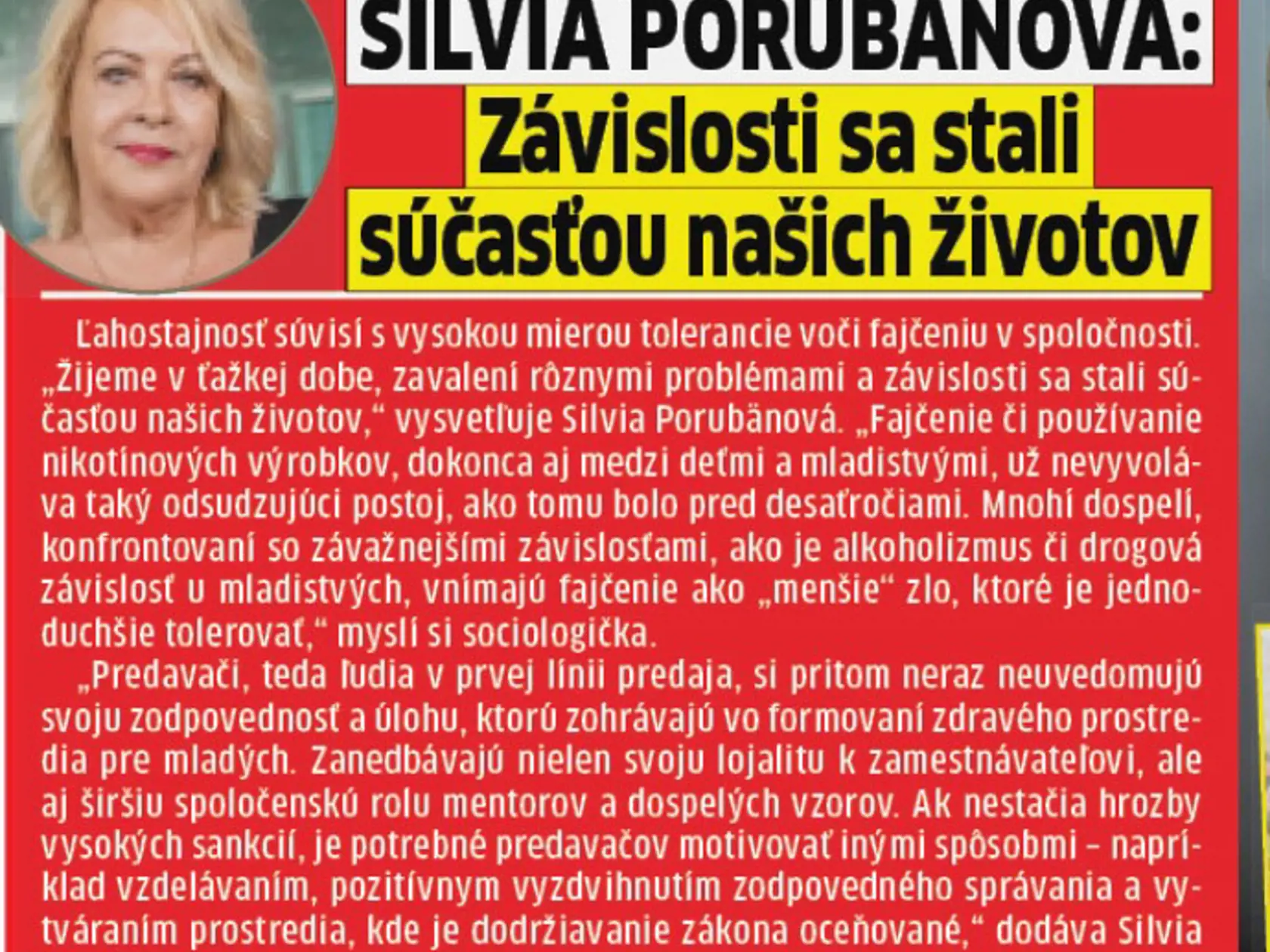 Čo hovorí na benevolentnosť dospelých k fajčeniu detí odborníčka?