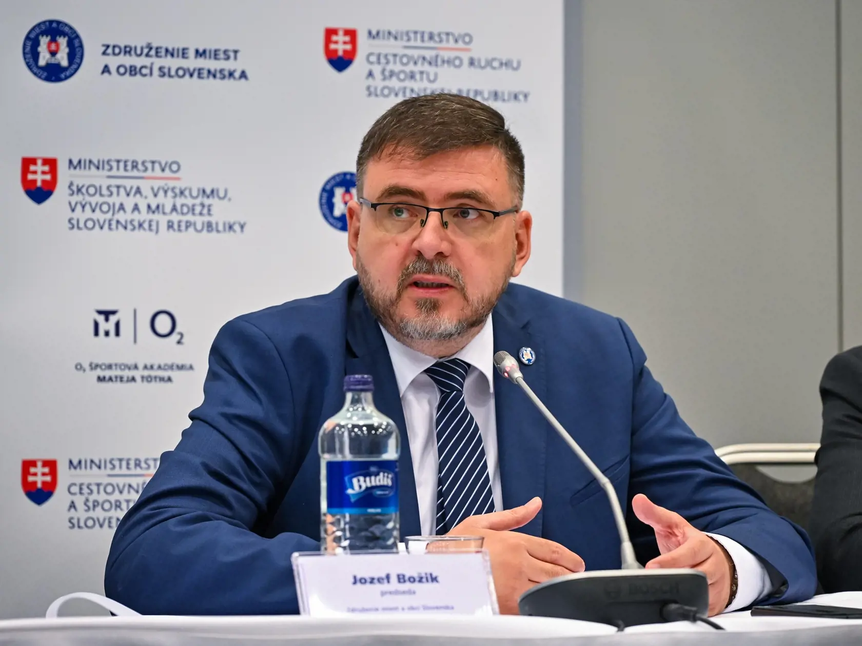 Predseda Združenia miest a obcí Slovenska (ZMOS) Jozef Božík