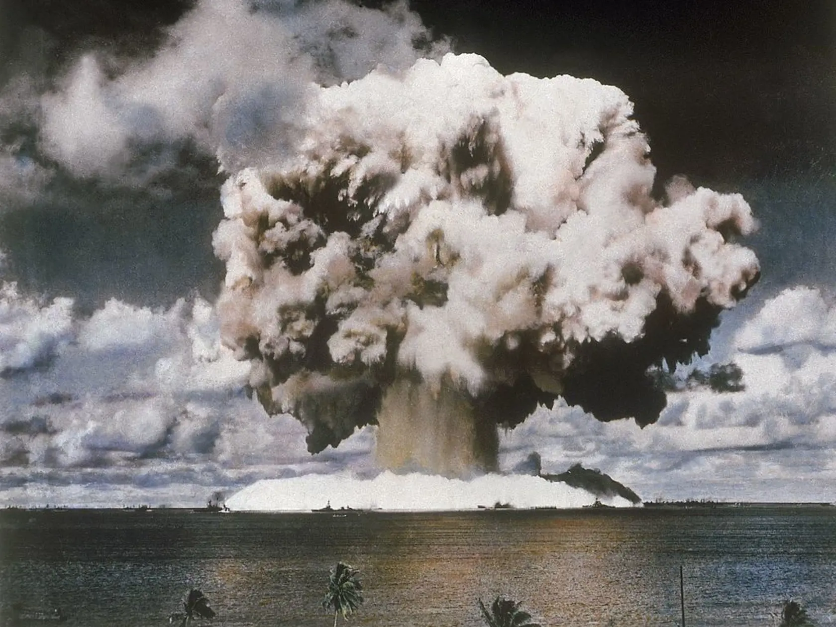Atómový výbuch na ostrove Bikini Atoll, 1 marec 1946
