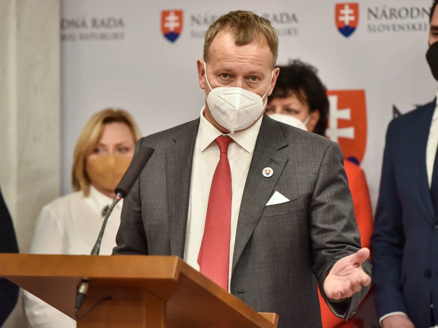 Na snímke predseda Národnej rady SR Boris Kollár (Sme rodina)