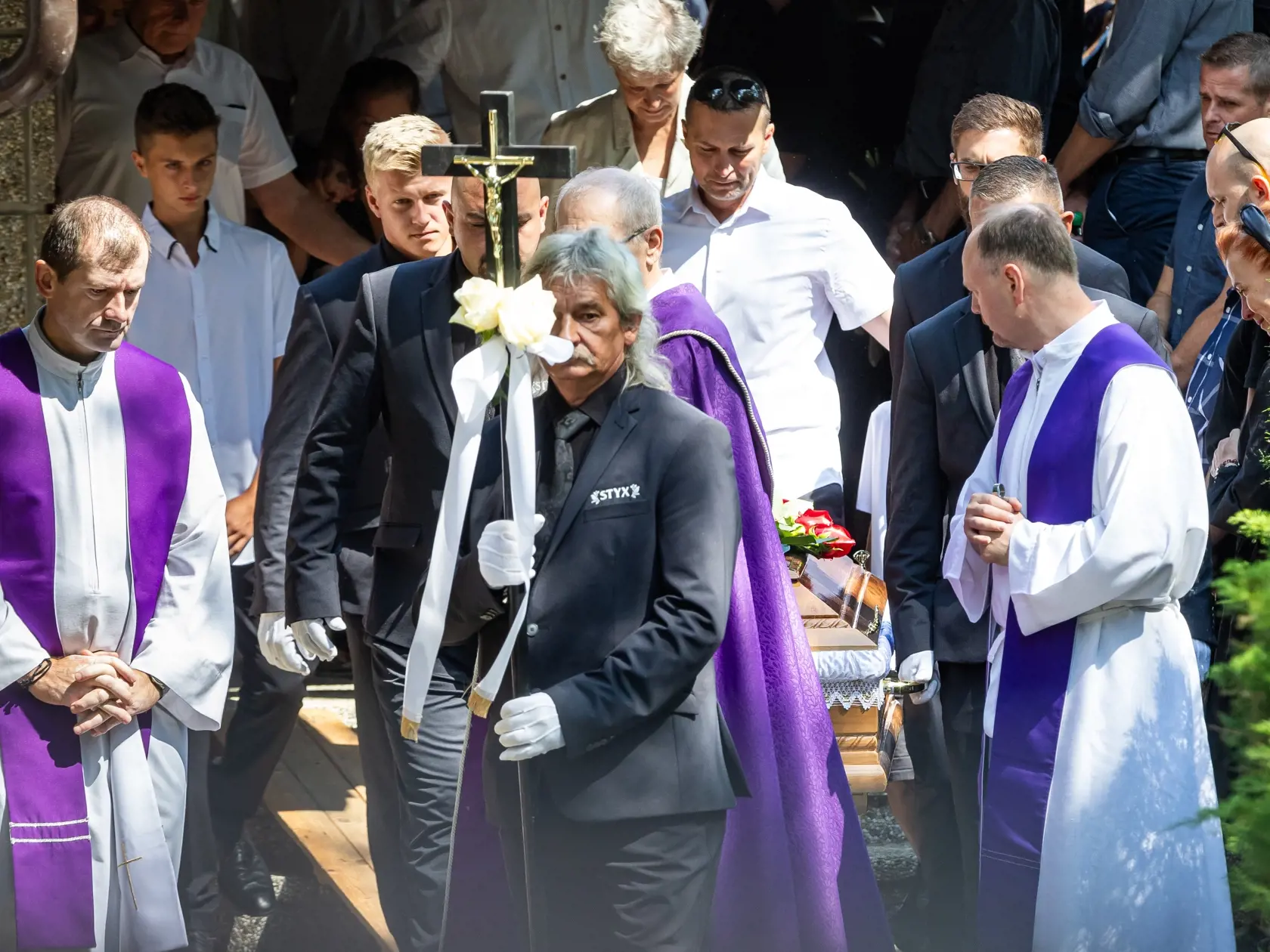 Pohreb Andrey, ktorú zavraždil stalker Ján v Novej Dubnici.