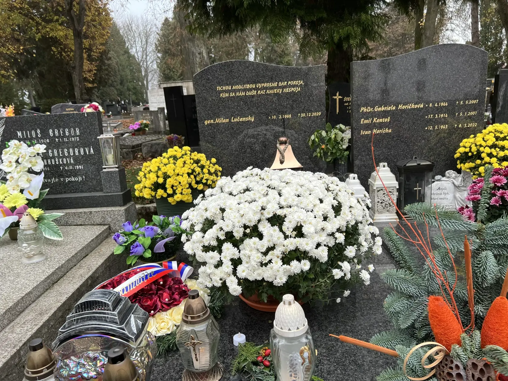 Milan Lučanský je pochovaný v martinskom cintoríne.