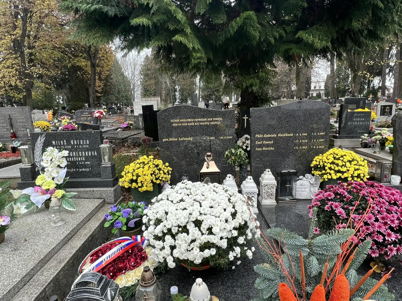 Milan Lučanský je pochovaný v martinskom cintoríne.