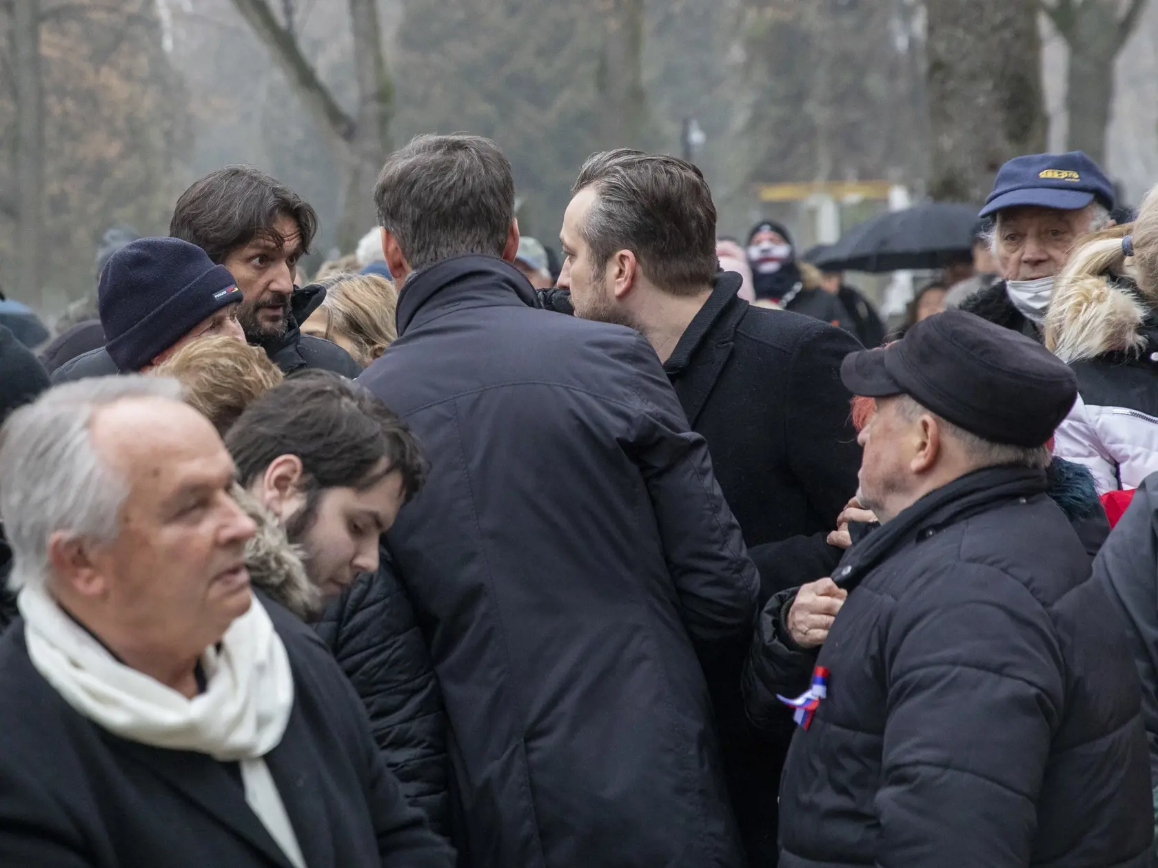 Na snímke pietná spomienka na bývalého policajného prezidenta generála Milana Lučanského v Martine.