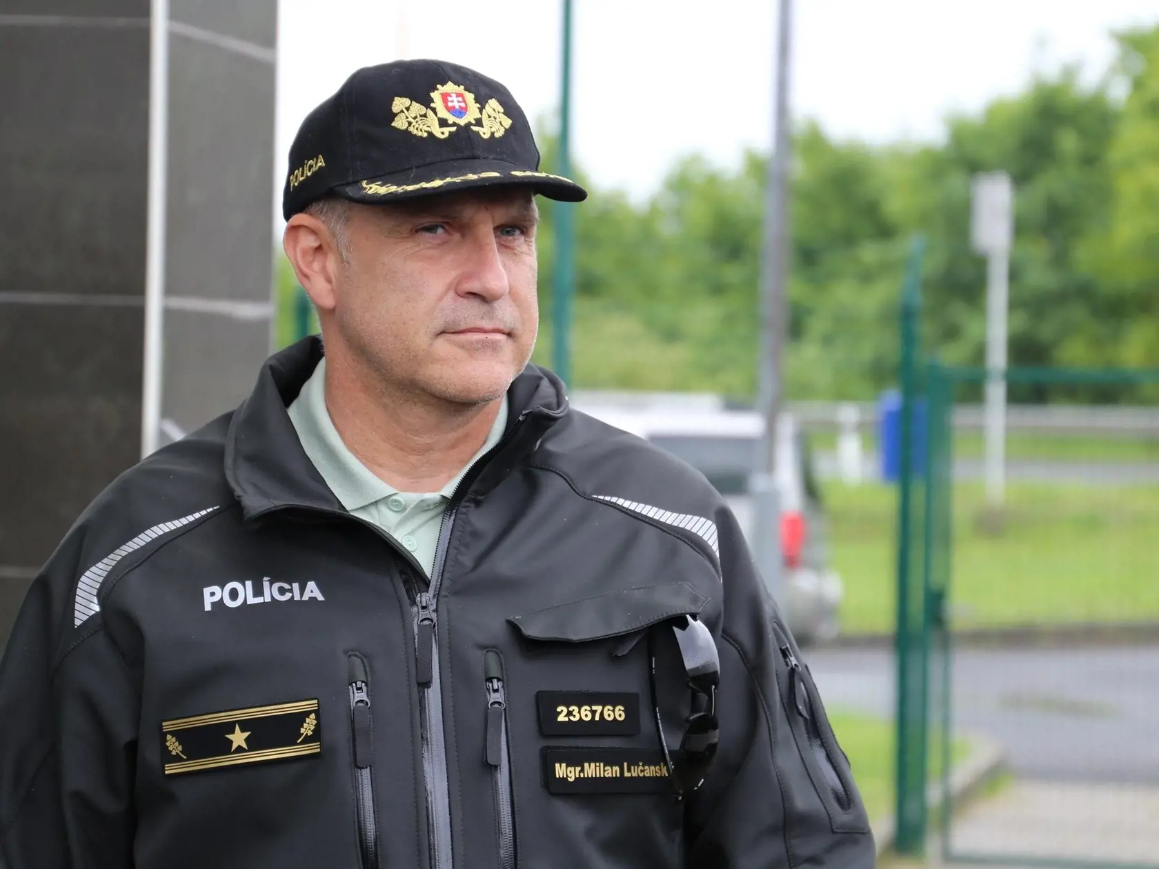 Zosnulý Milan Lučanský v čase, keď vykonával funkciu policajného prezidenta.