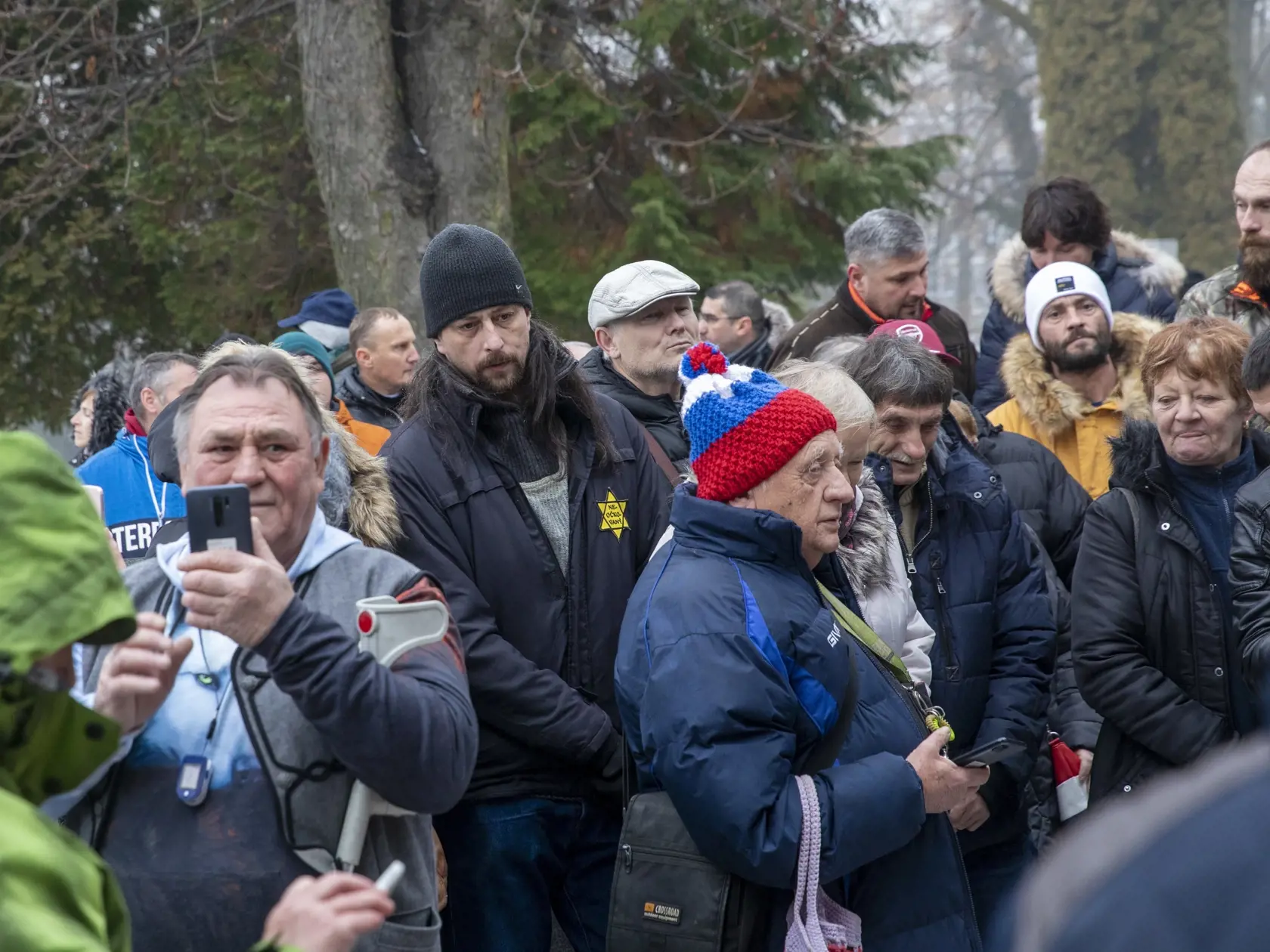 Na snímke pietná spomienka na bývalého policajného prezidenta generála Milana Lučanského v Martine.