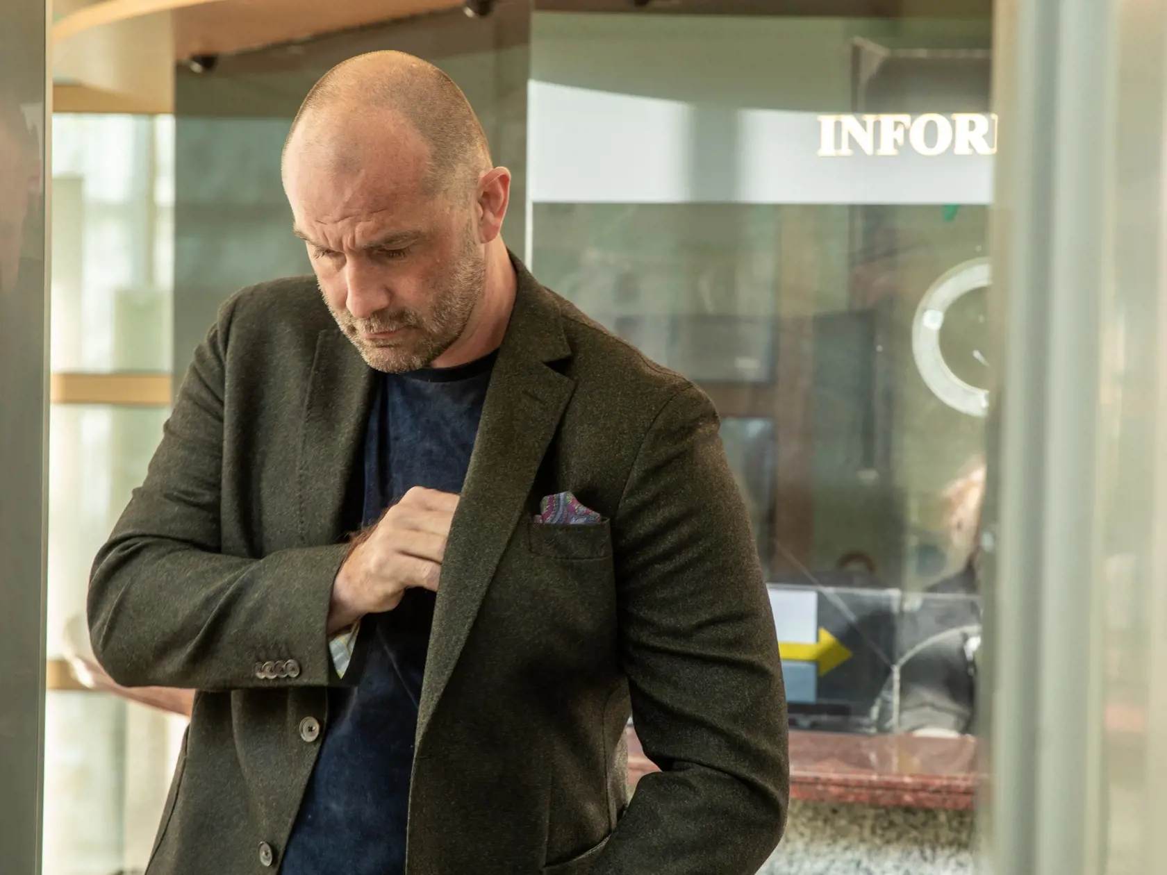  Na snímke je Norbert Bödor ktorý prišiel na policajné prezídium vypovedať v prípade obvineného Mareka Paru.
