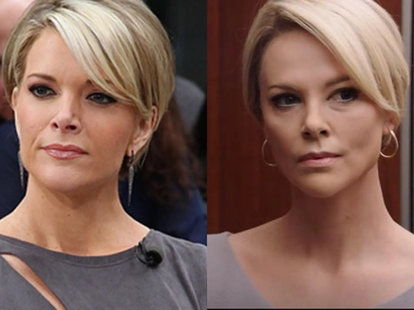 Charlize Theron ako Megyn Kelly v Bombshell, 2019