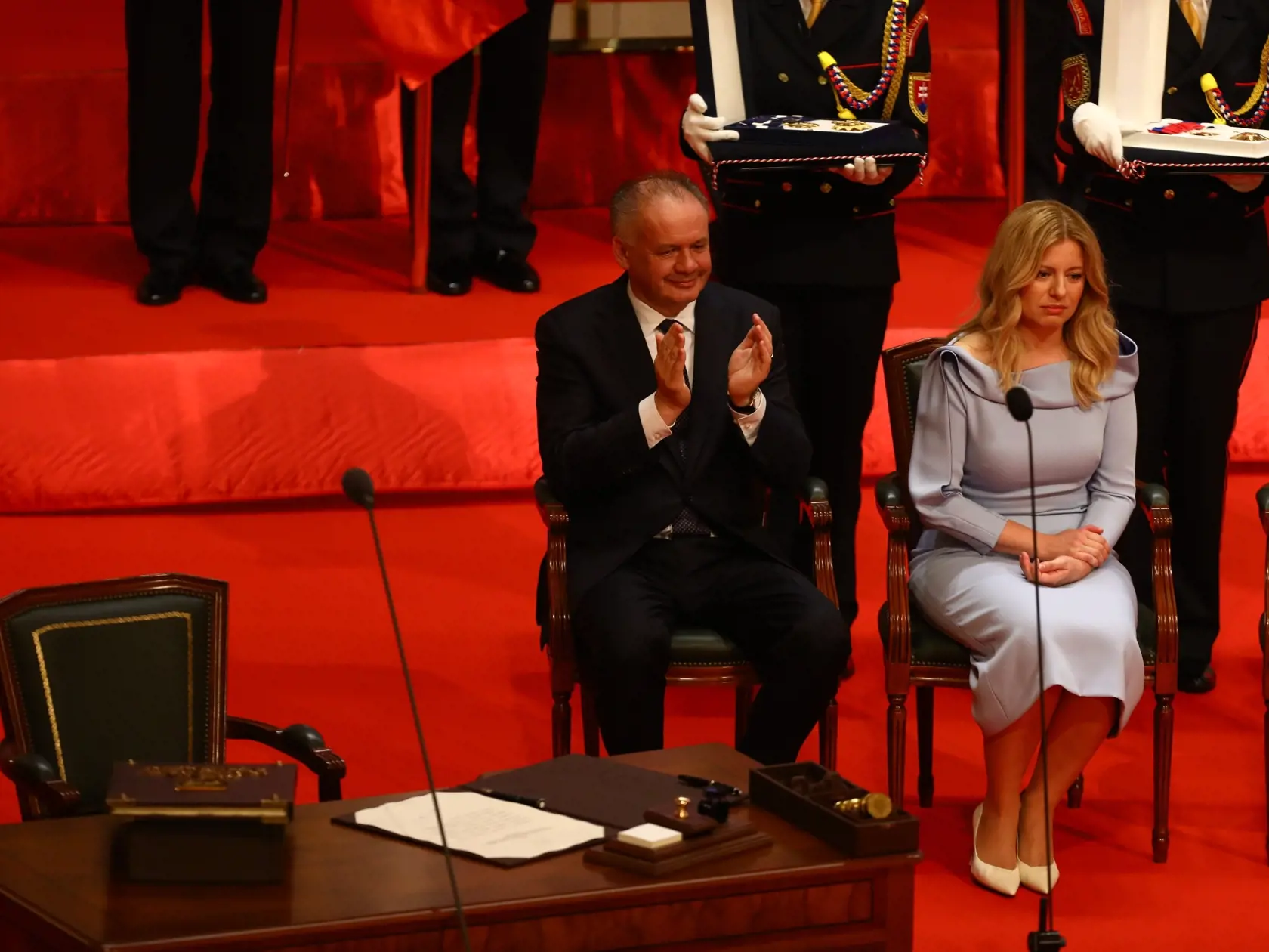 Zuzana Čaputová na inaugurácii.