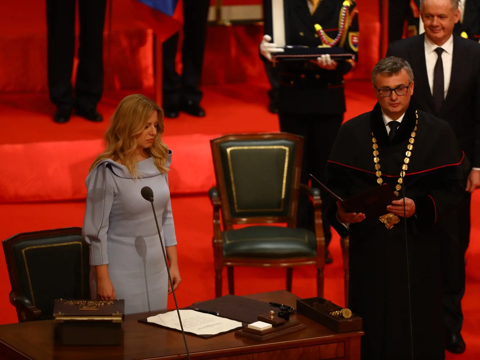 Zuzana Čaputová skladá sľub