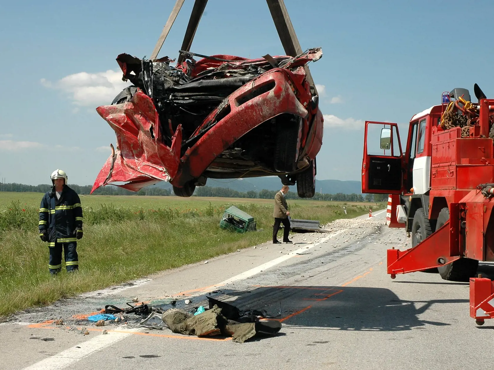 Langoš Ján - havária - dopravná nehoda (Turňa nad Bodvou-Drienovec, 15.6.2006)