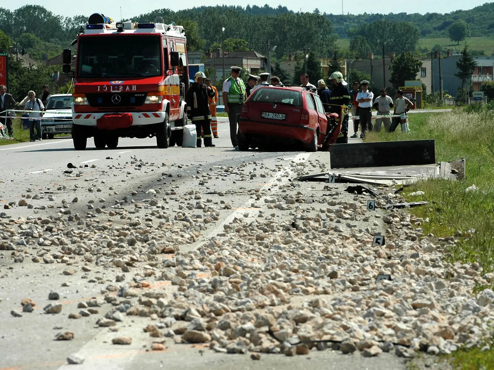Langoš Ján - havária - dopravná nehoda (Turňa nad Bodvou-Drienovec, 15.6.2006)