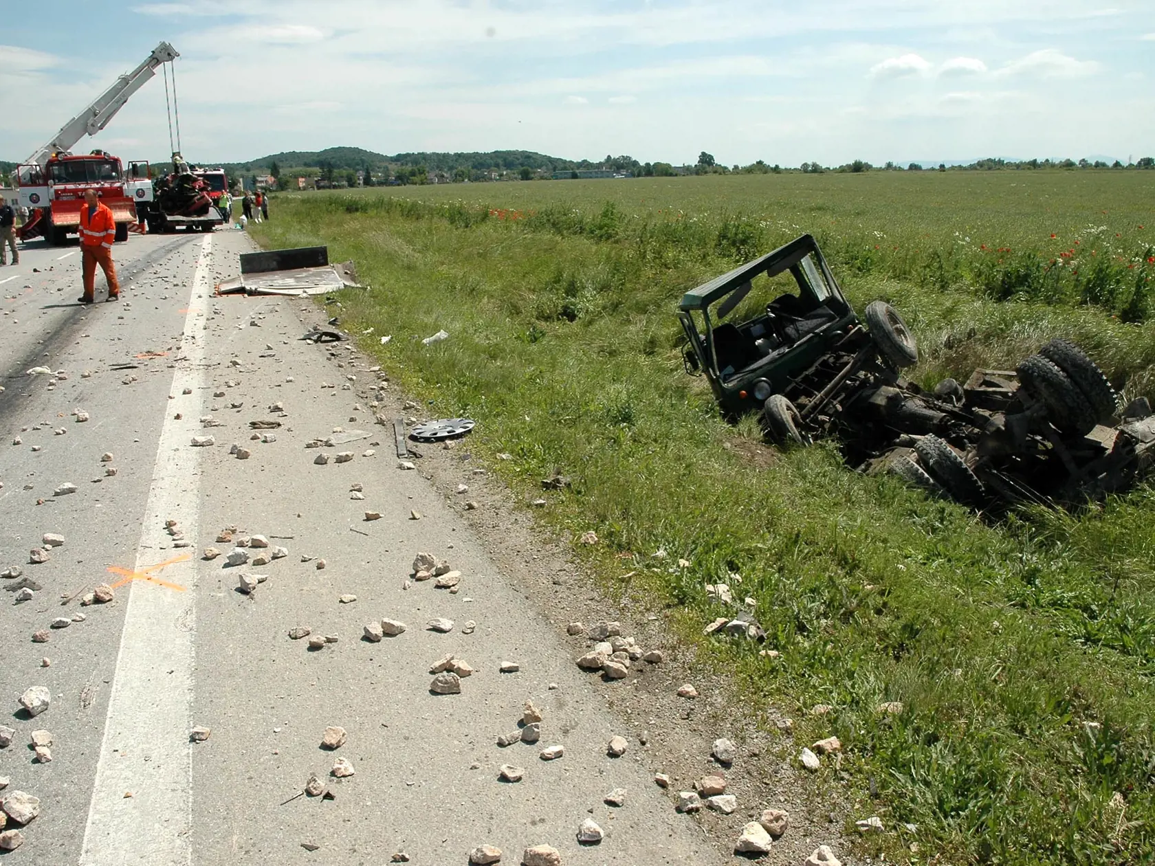 Langoš Ján - havária - dopravná nehoda (Turňa nad Bodvou-Drienovec, 15.6.2006)