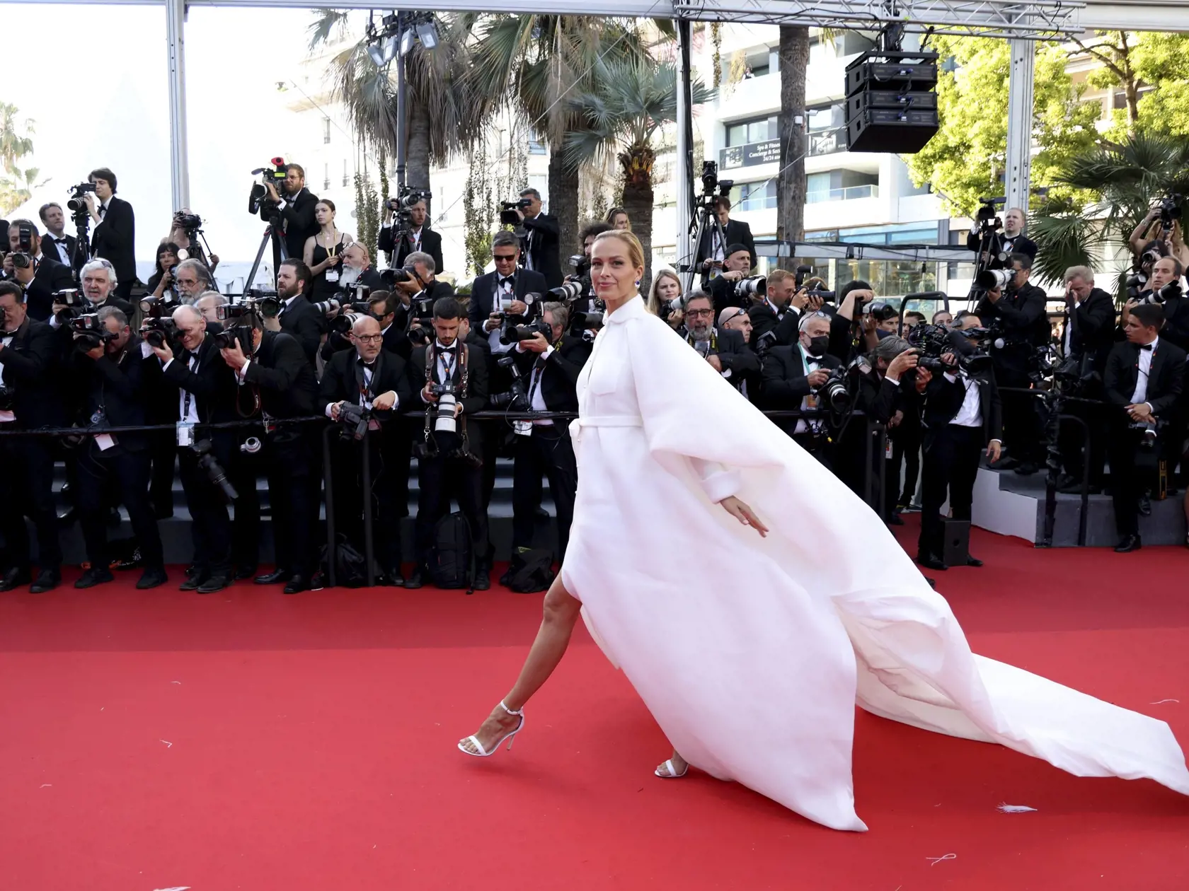 JB 58 Cannes - Modelka Petra Němcová pózuje fotografom počas jej príchodu na premiéru filmu 'Elvis' na 75. ročníku Medzinárodného filmového festivalu v Cannes 25. mája 2022. FOTO TASR/AP

Petra Nemcova poses for photographers upon arrival at the premiere of the film 'Elvis' at the 75th international film festival, Cannes, southern France, Wednesday, May 25, 2022. (Photo by Vianney Le Caer/Invision/AP)