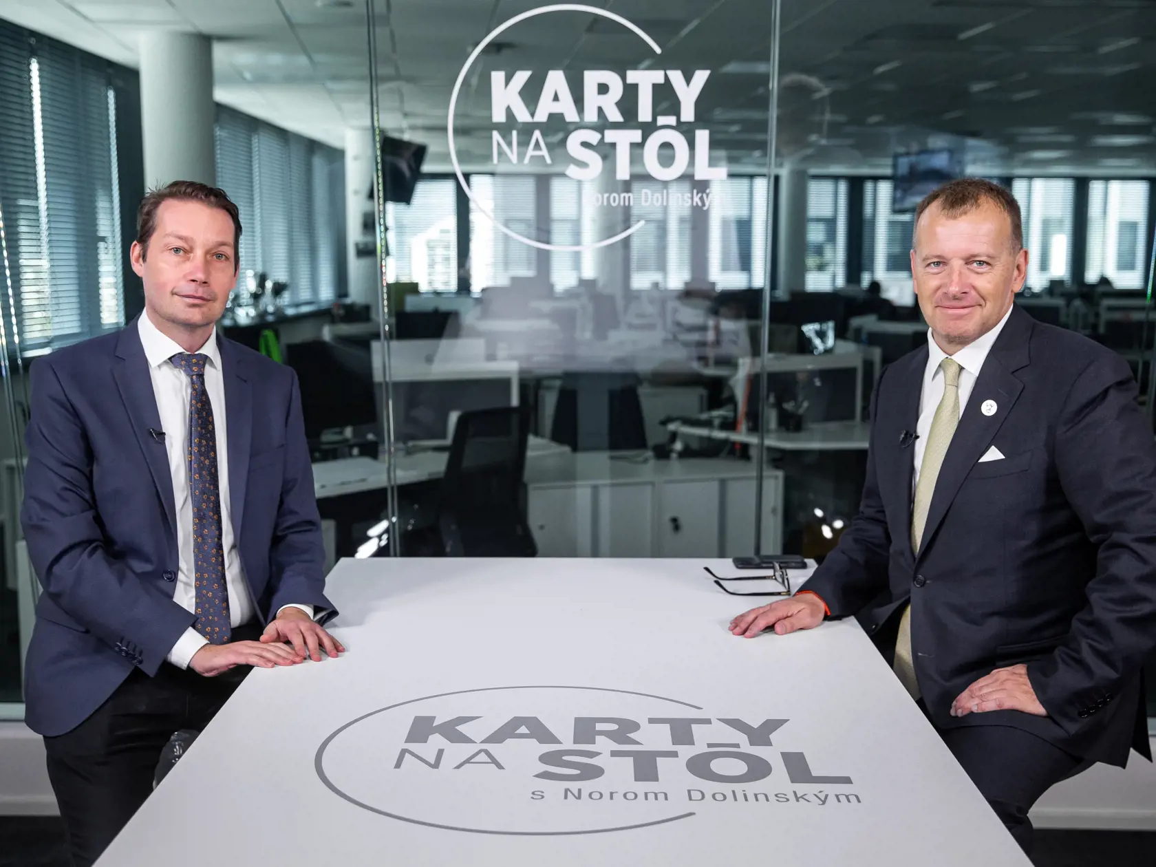 Diskusná relácia "Karty na stôl", ktorej hosťom bol Boris Kollár.