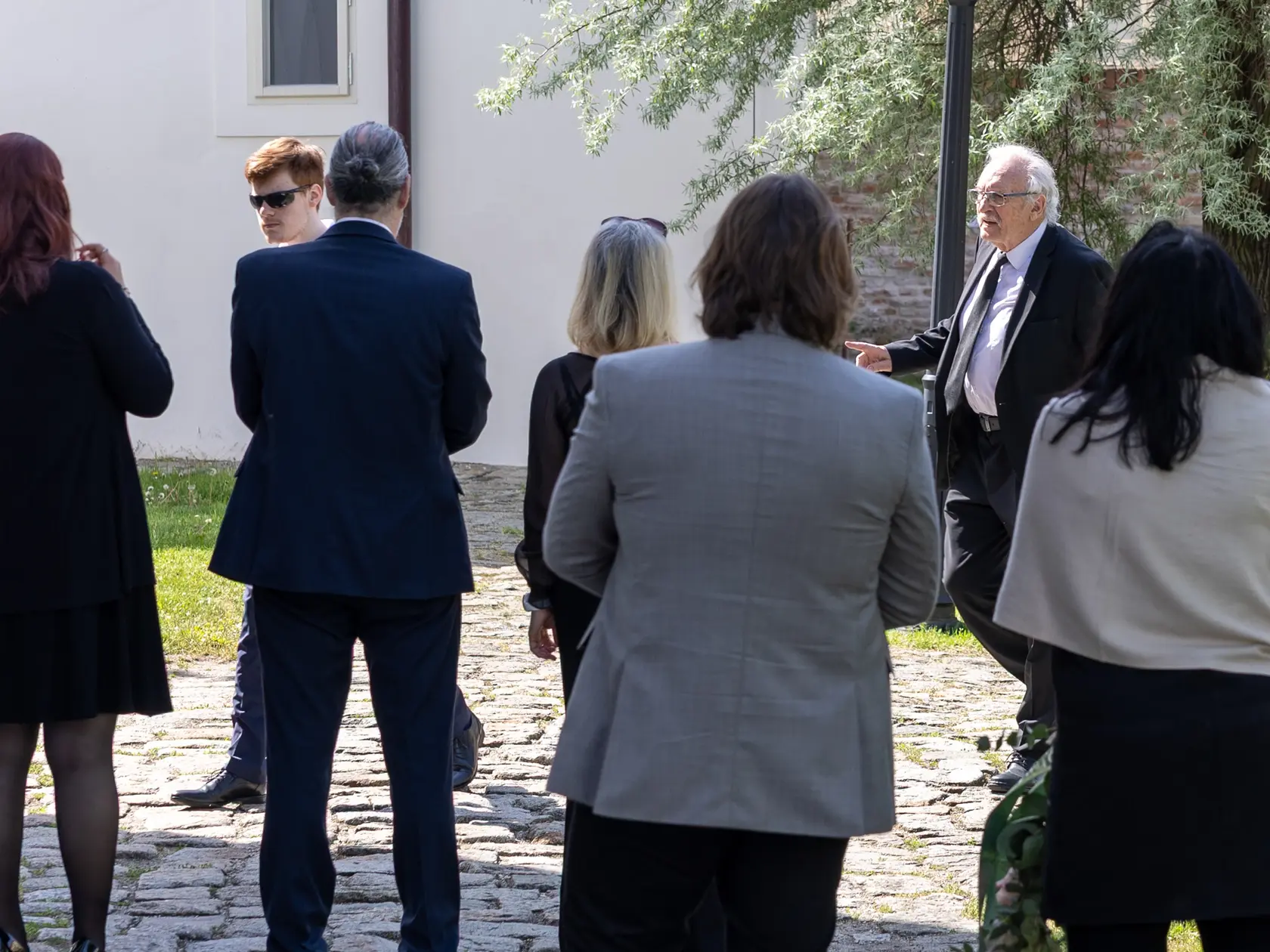Rozlúčka s Danielou Kovárovou, manželkou herca Františka Kovára. 
