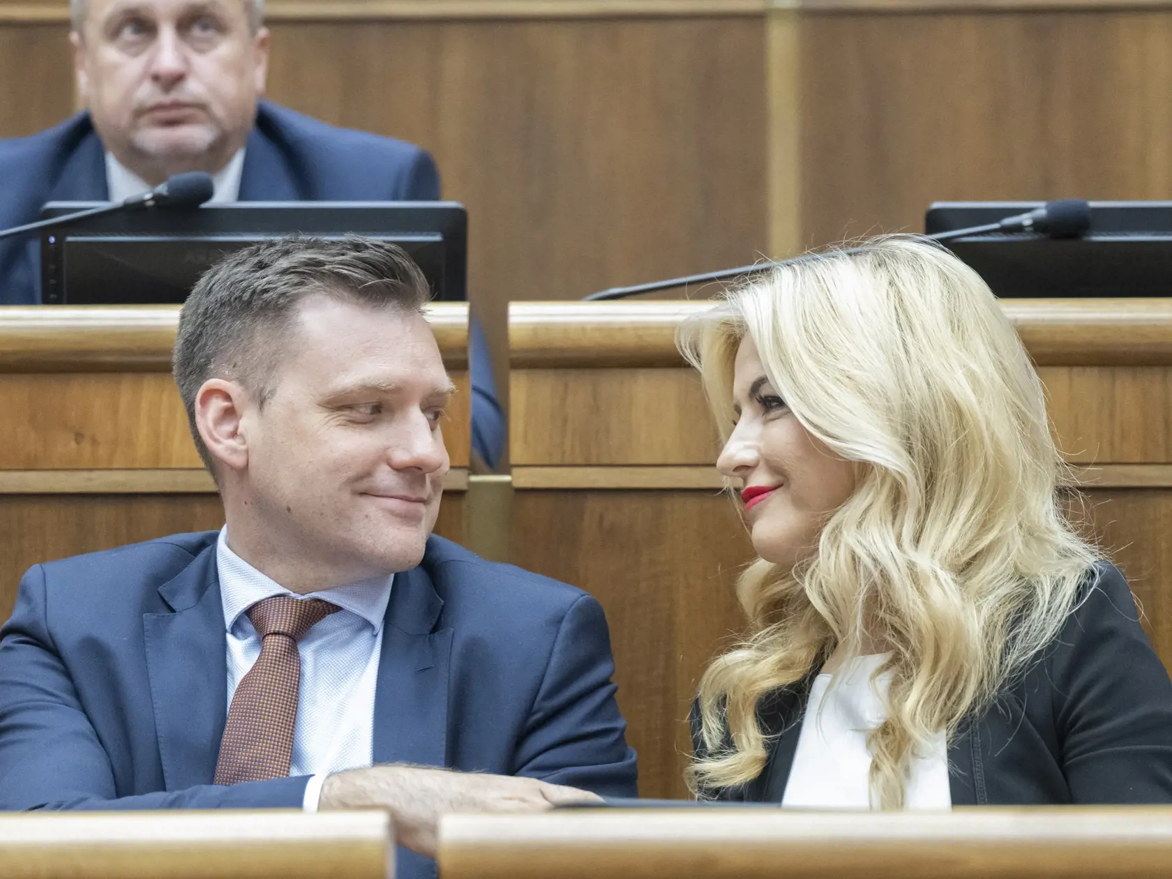  Minister životného prostredia SR Tomáš Taraba a  ministerka kultúry SR Martina Šimkovičová.