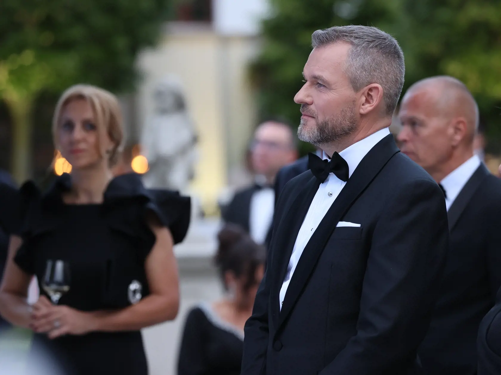 Slávnostná recepcia prezidenta SR Petra Pellegriniho na Bratislavskom hrade. Na snímke je nový prezident Peter Pellegrini.