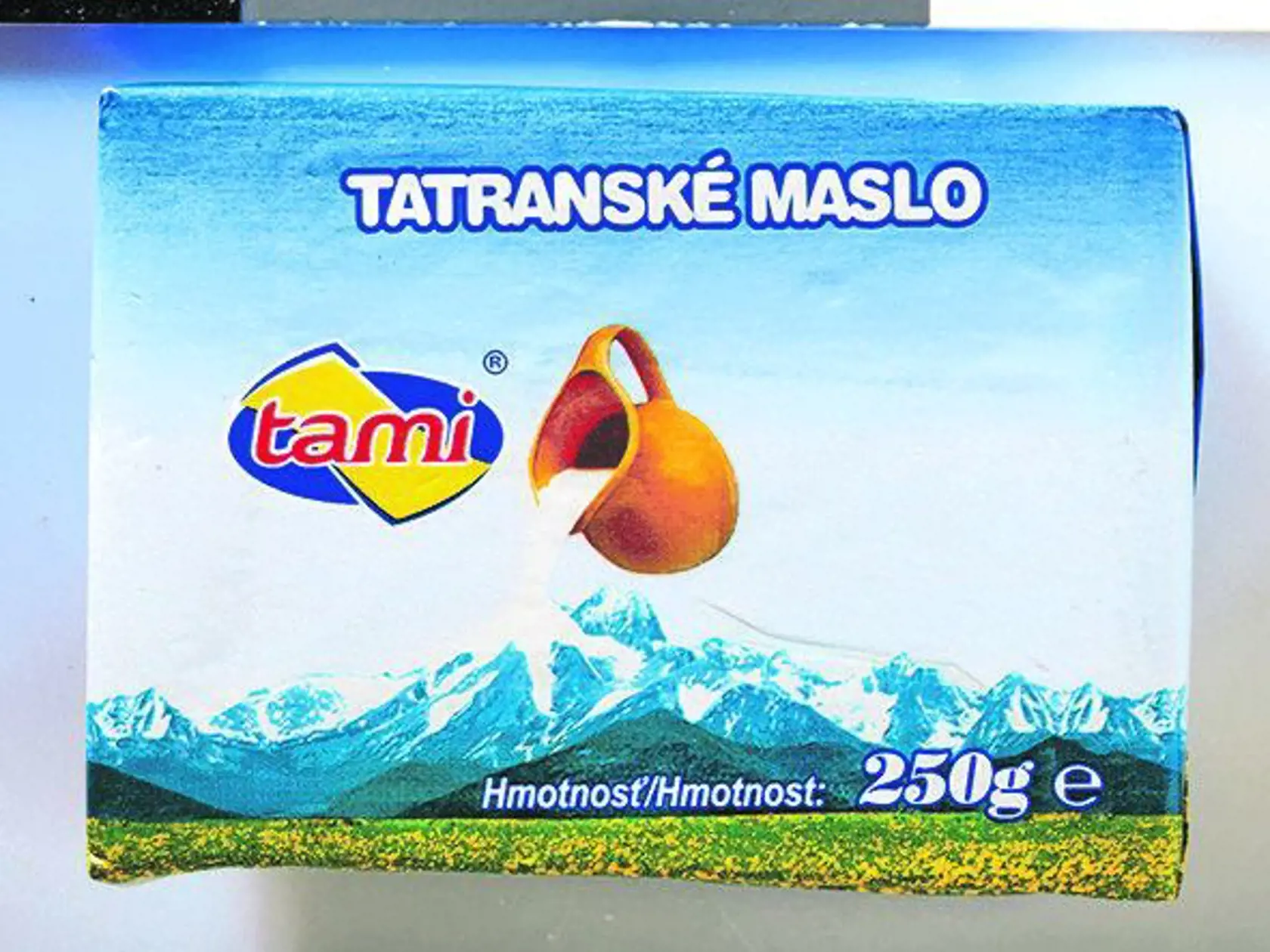 Tatranské maslo, 250 g, 4 ,19eur.