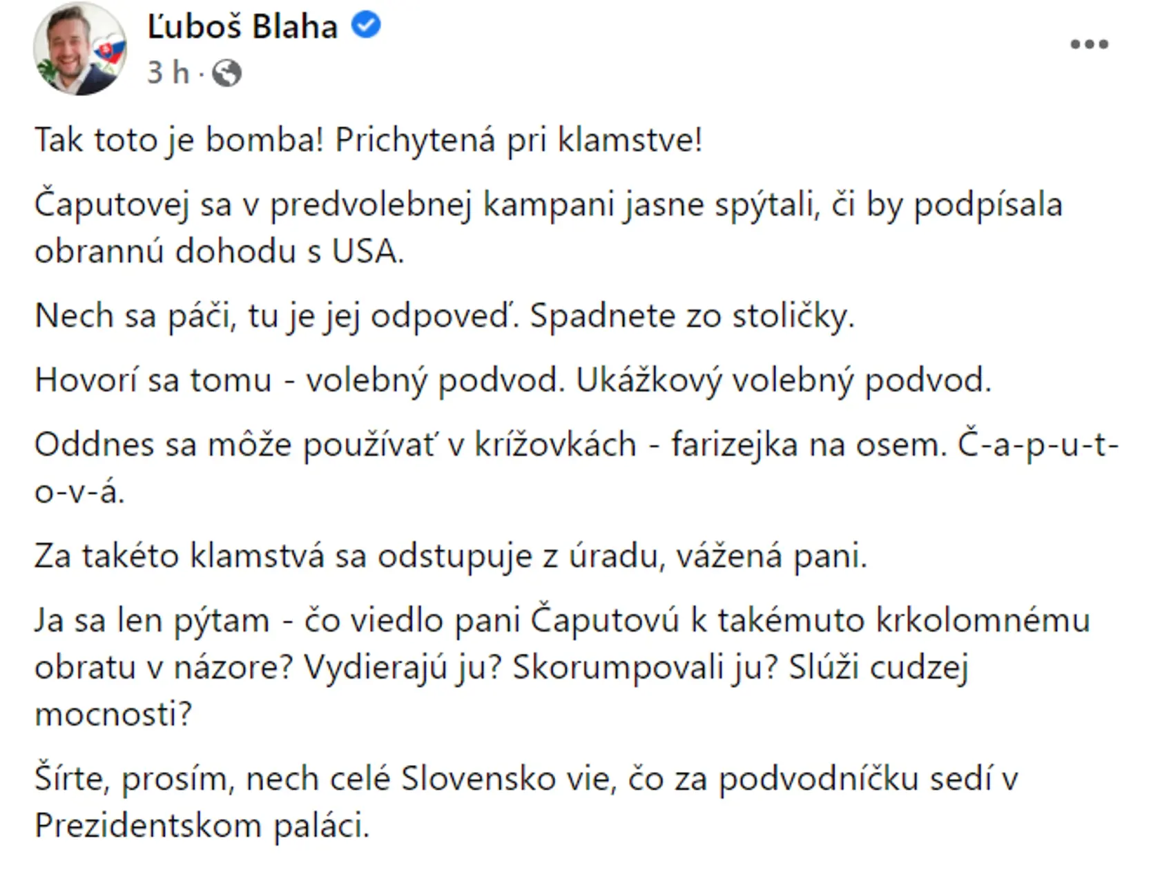 Ľuboš Blaha získal vďaka zostrihanému vidou tisíce zdieľaní.