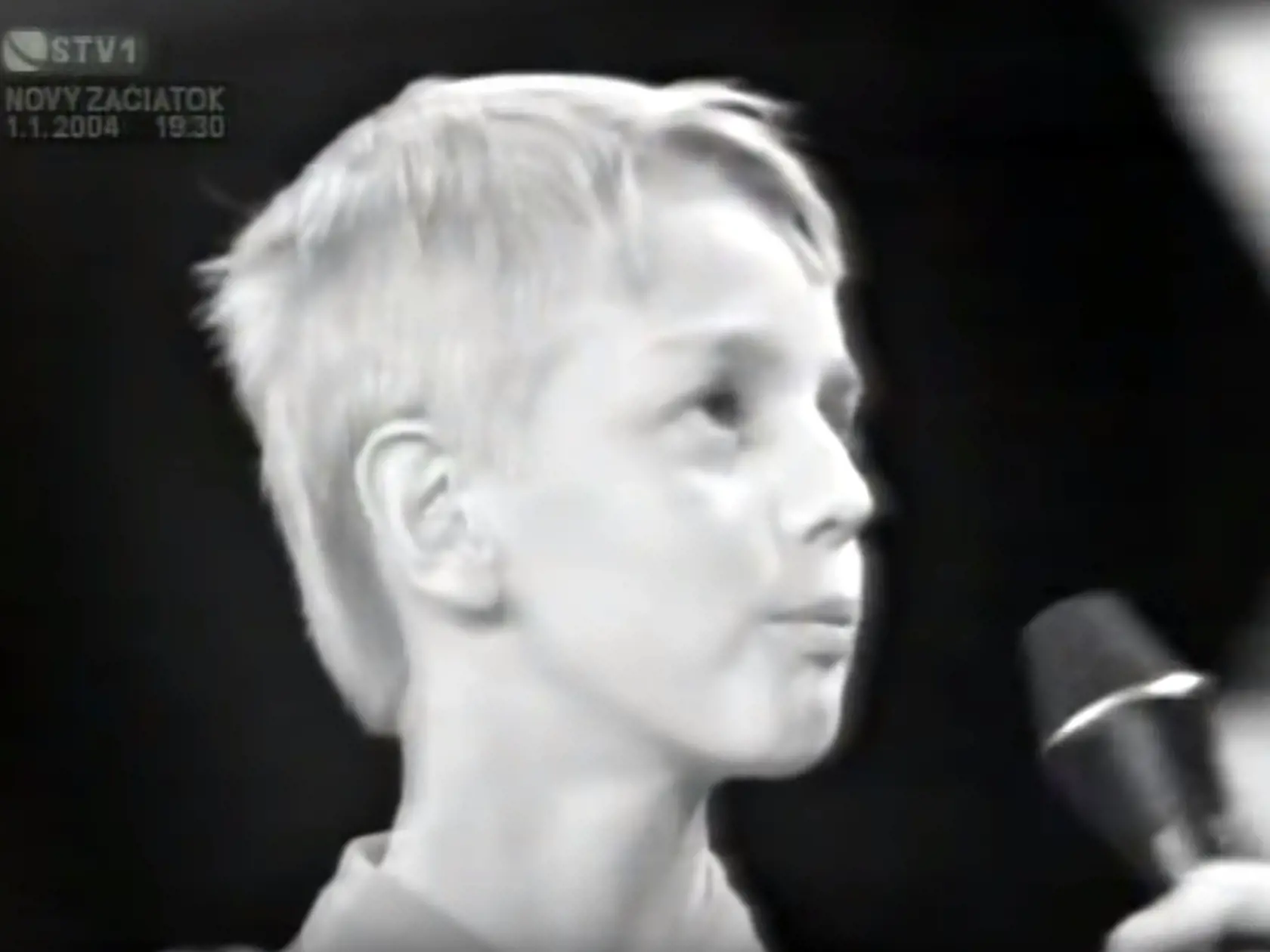Pavol Rusko pred kamerami Československej televízie predniesol prózu Ako vznikol opytovací deň.