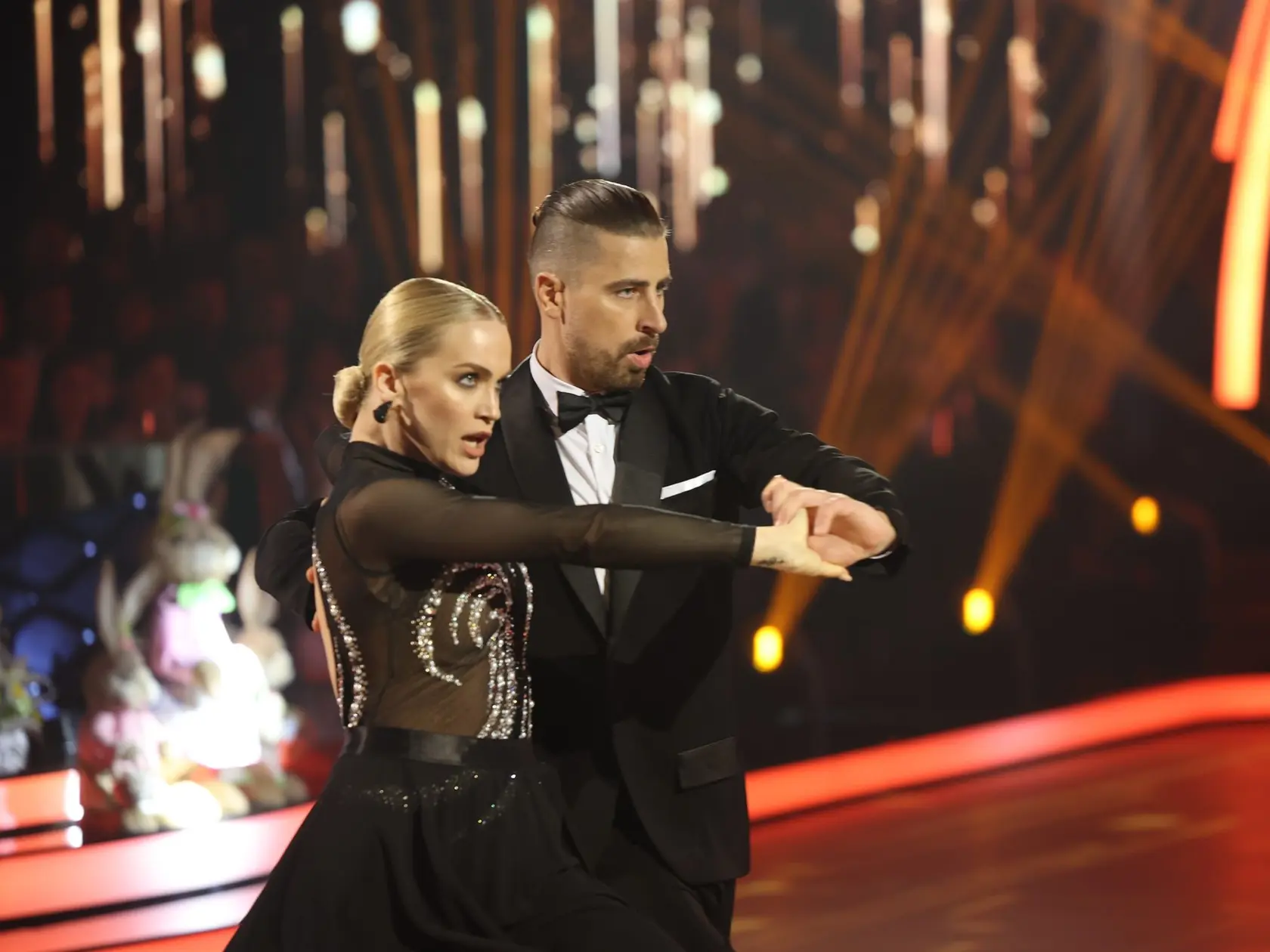 8. kolo Let's Dance. Na snímke Peter Sagan a Eliška Lenčešová.