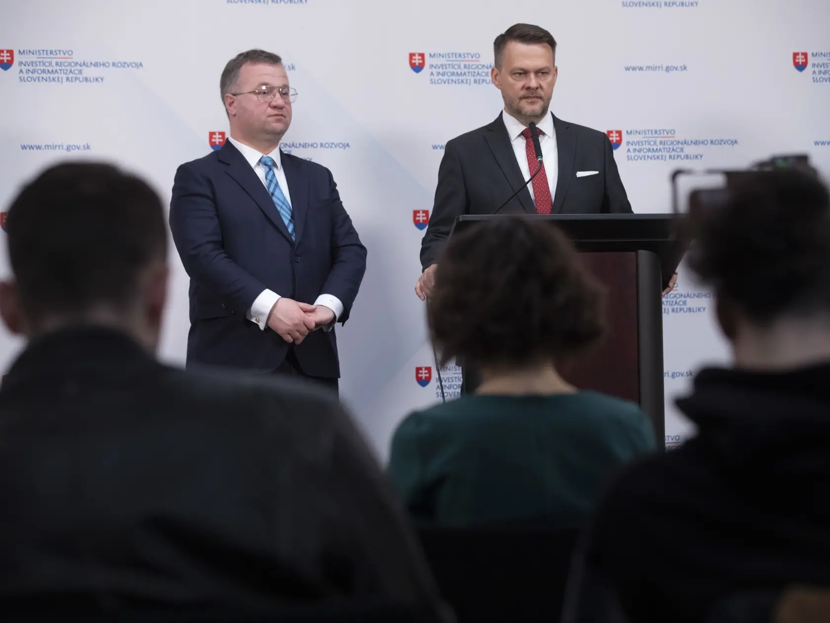 Na snimke je pvá TBnového ministra investícií, regionálneho rozvoja a informatizácie, MIRRI, Samuela Migaľa.
