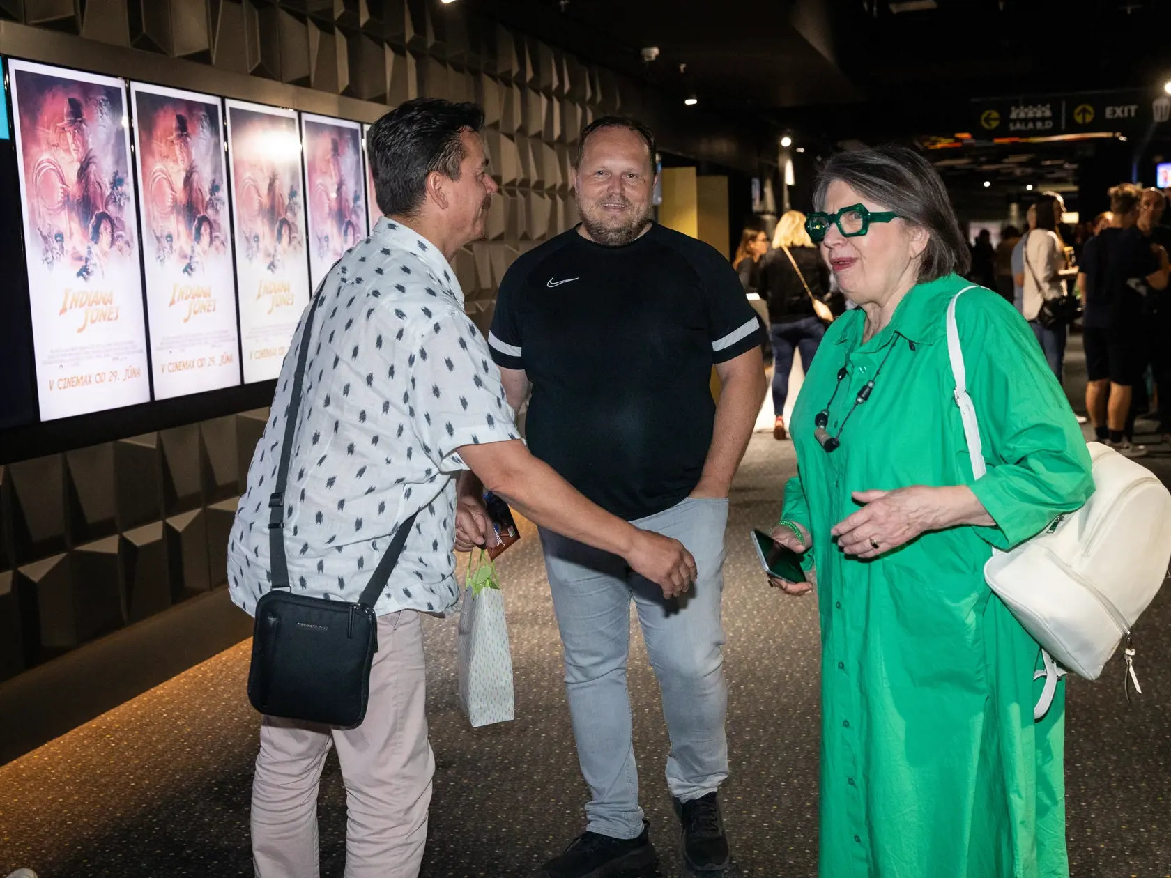 Premiéra filmu Indiana Jones a Nástroj osudu. Na snímke je Zuzana Kronerová.