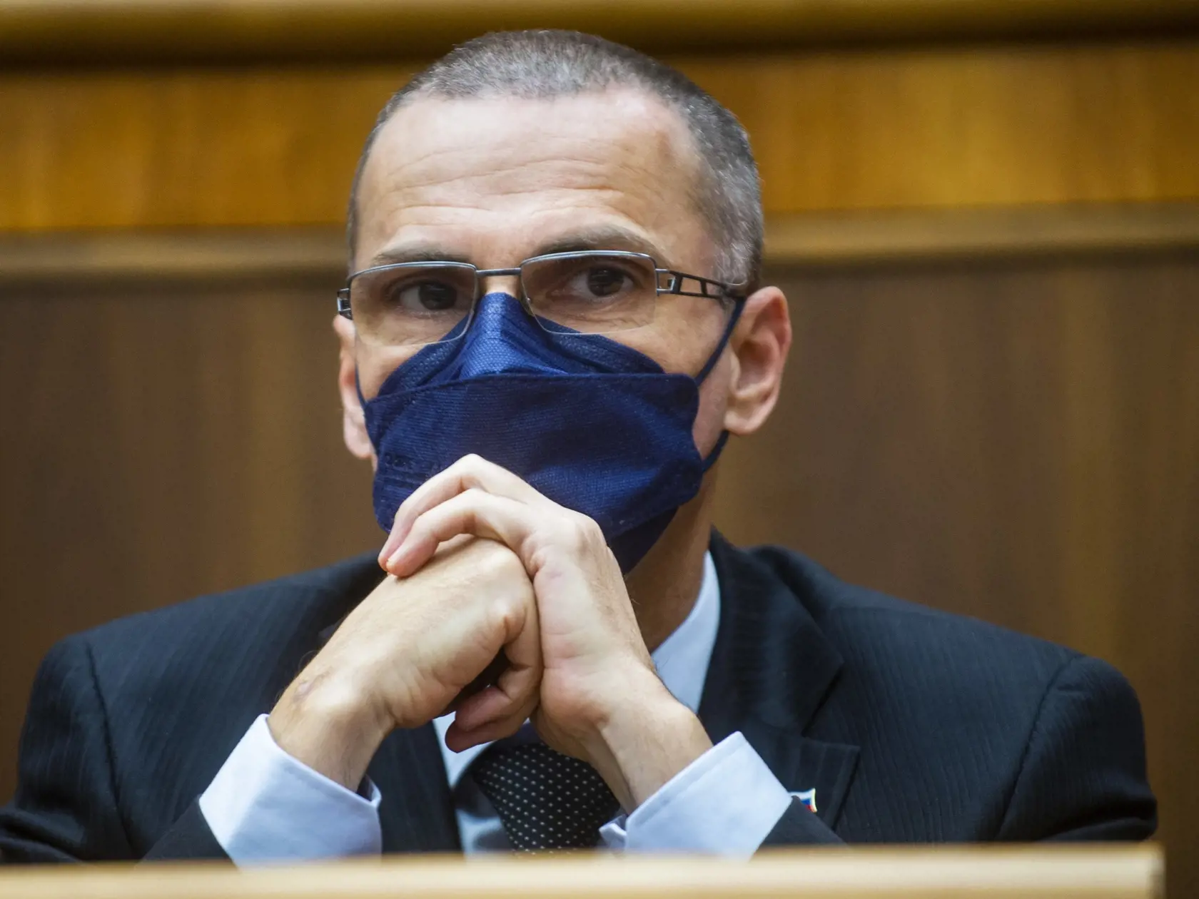Na snímke generálny prokurátor SR Maroš Žilinka počas rokovania 57. schôdze Národnej rady SR v Bratislave 8. februára 2022. FOTO TASR - Jakub Kotian