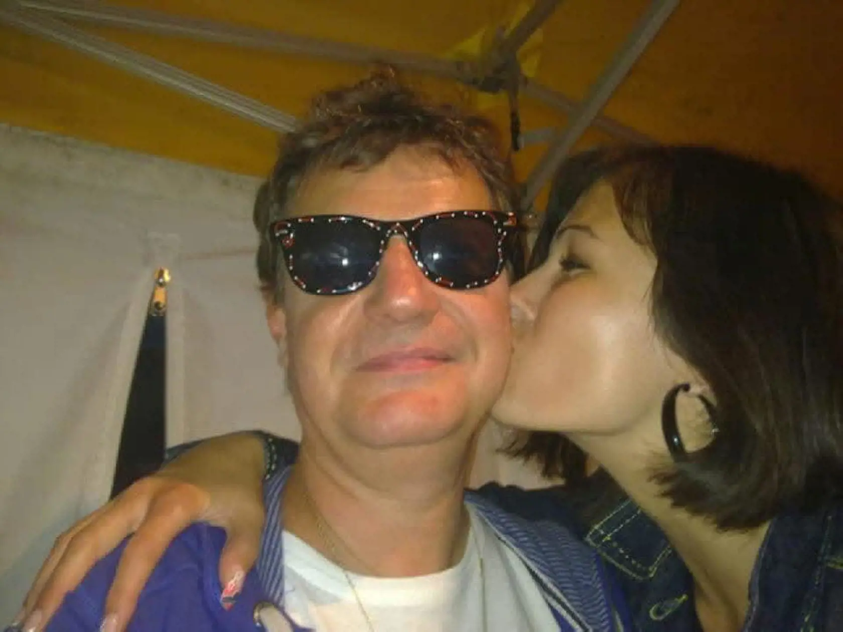 Katarína Bordean s Dušanom Giertlom na archívnej fotke.