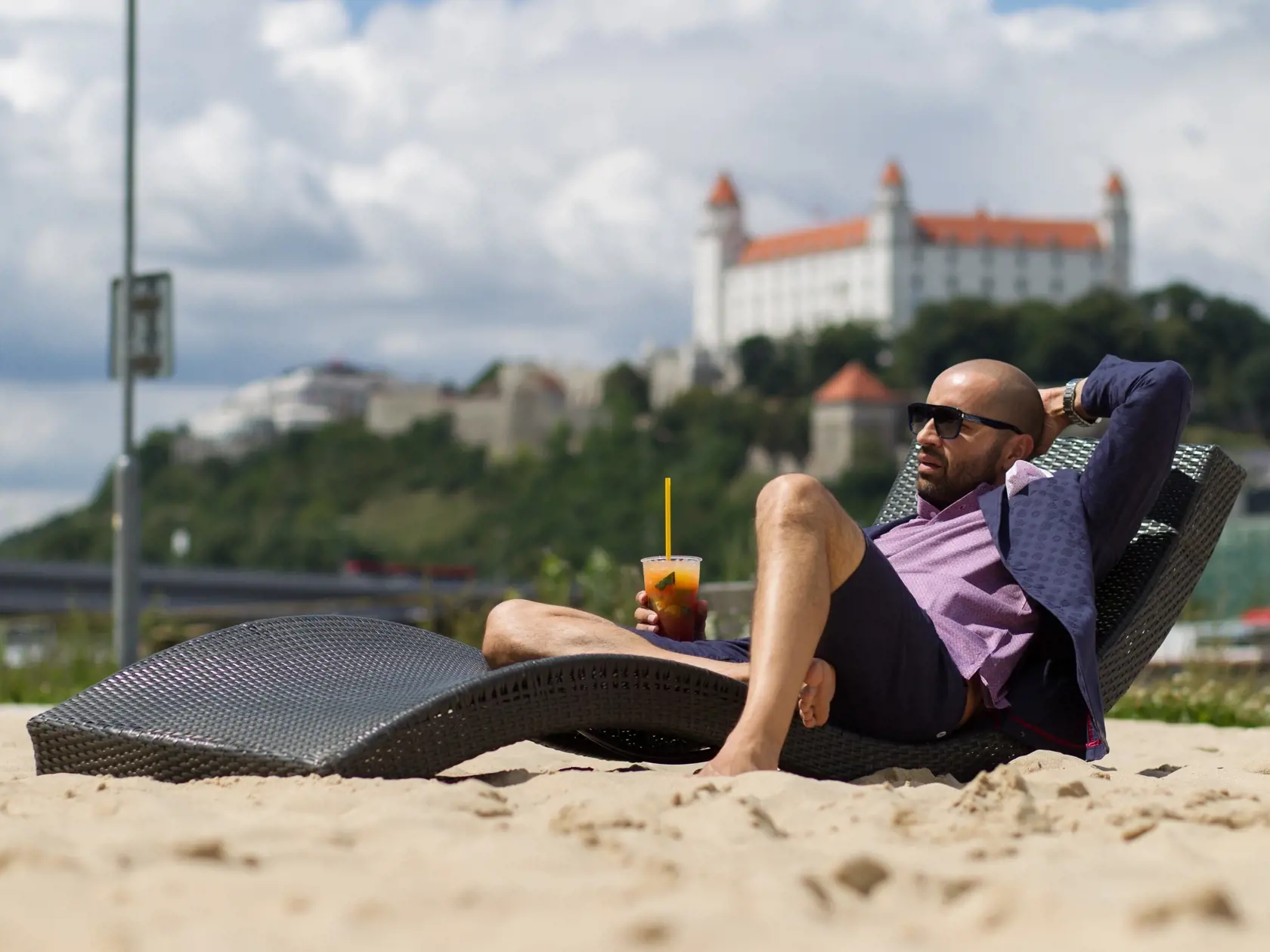 Fotenie modneho editorialu s Robom Opatovskym na Magio Plazy.