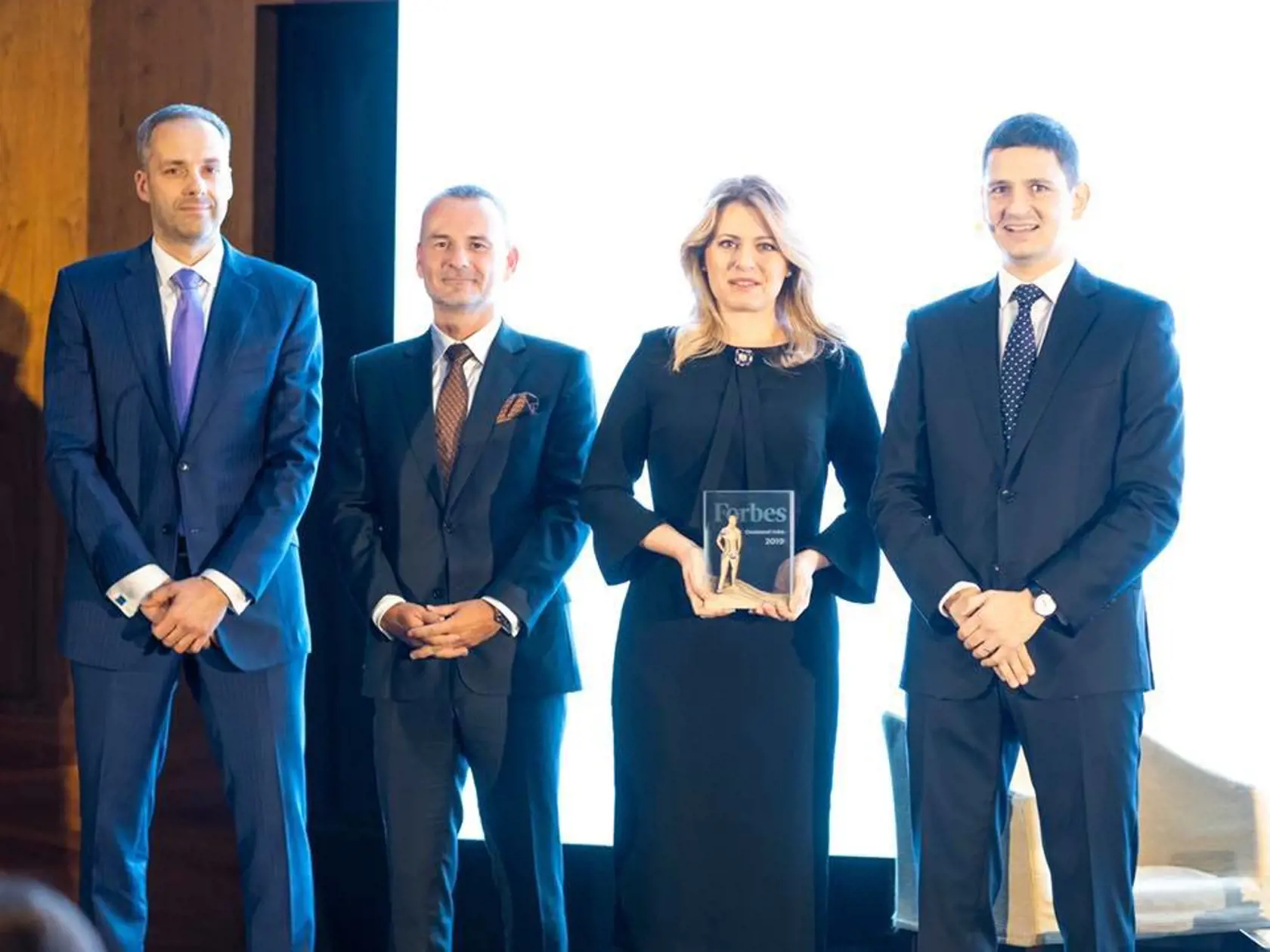 Zuzana Čaputová dostala prestížne ocenenie osobnosť roka 2019 od Forbes magazin