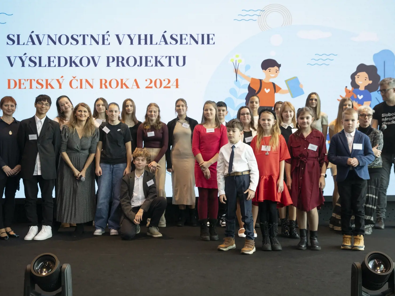 Všetci ocenení v projekte Detský čin roka 2024.