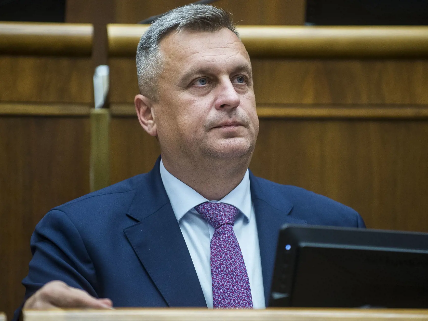 Na snímke novozvolený podpredseda parlamentu  Andrej Danko (SNS) počas ustanovujúcej schôdze parlamentu v Bratislave v stredu 25. októbra 2023.