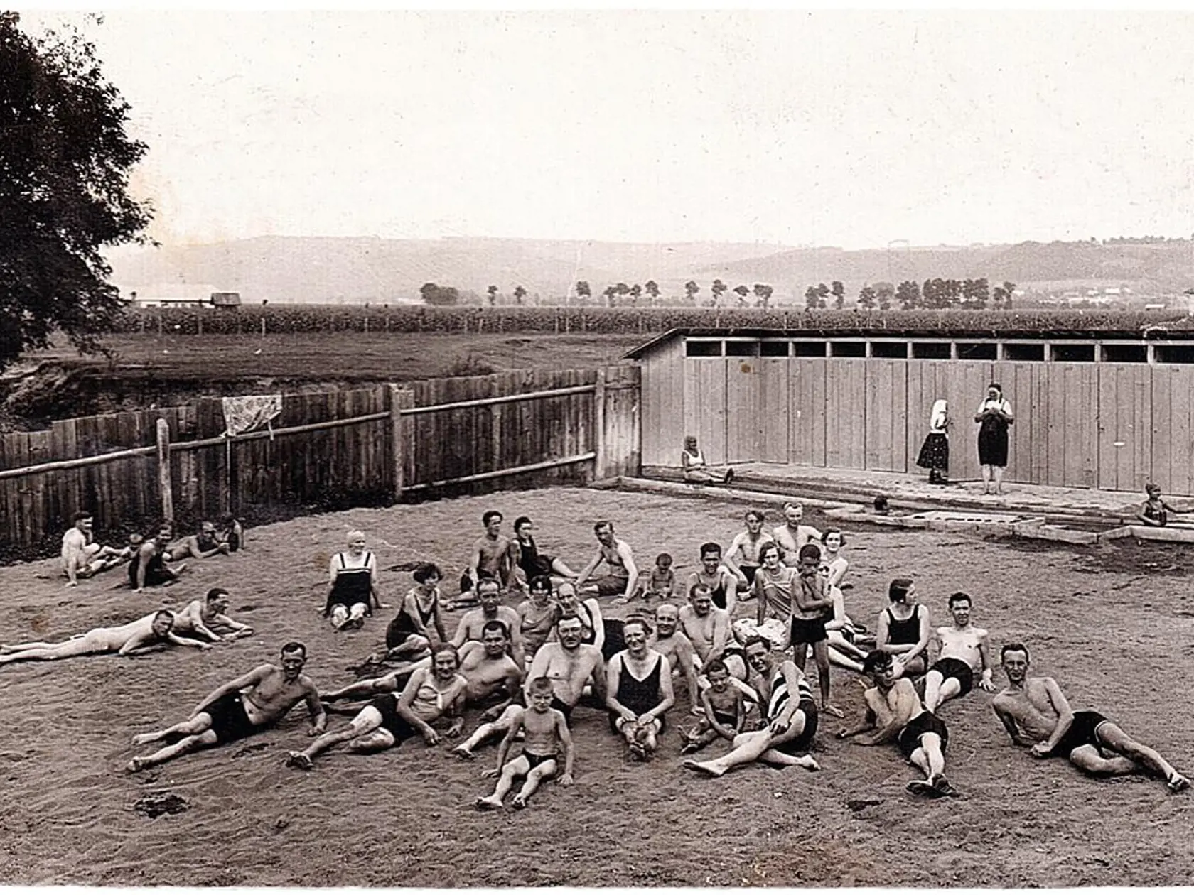 Kúpalisko pri Hrone v roku 1922.